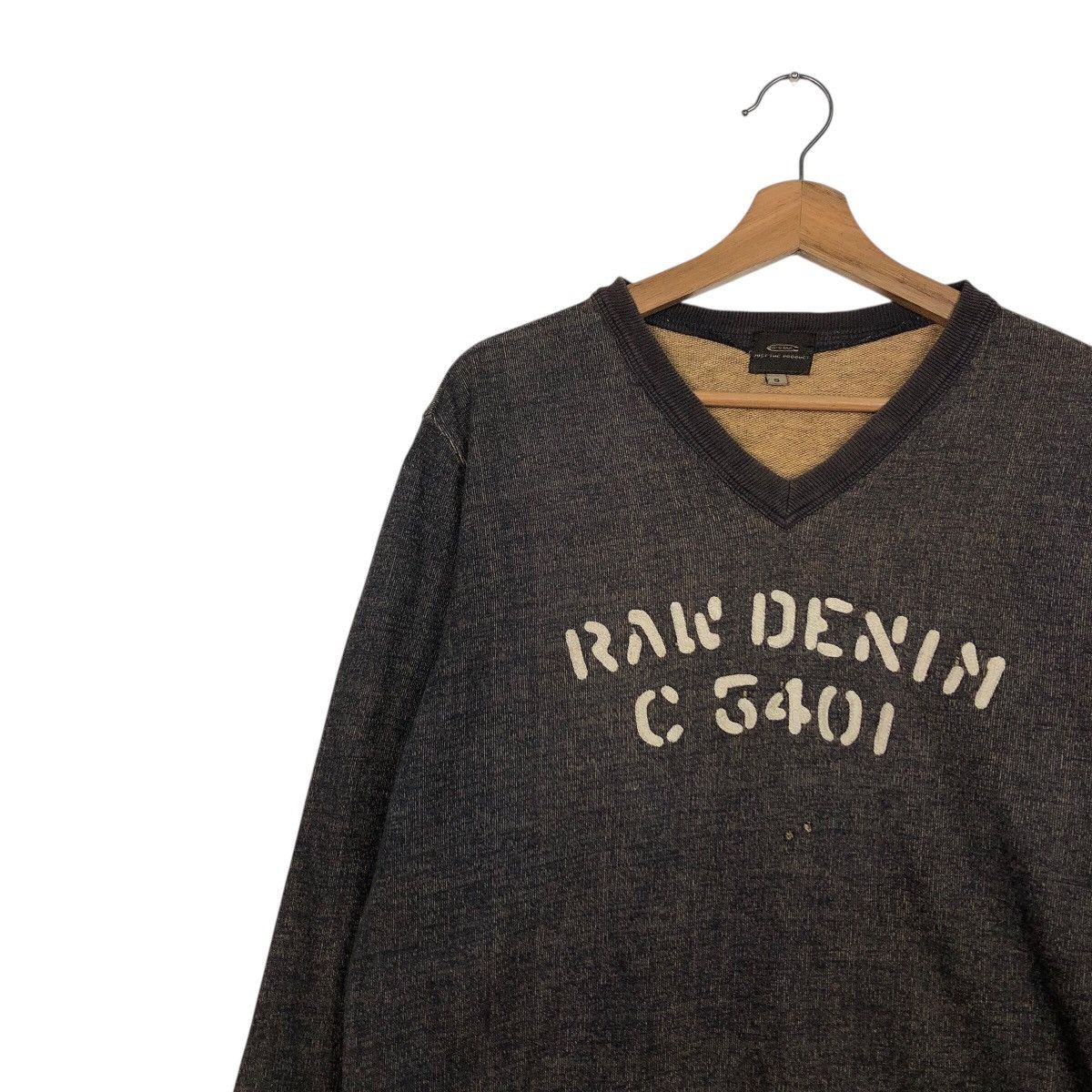 G-Star 📌Vintage Sweatshirt Indigo Design G-Star Raw Denim Big Logo Size US S / EU 44-46 / 1 - 8 Thumbnail