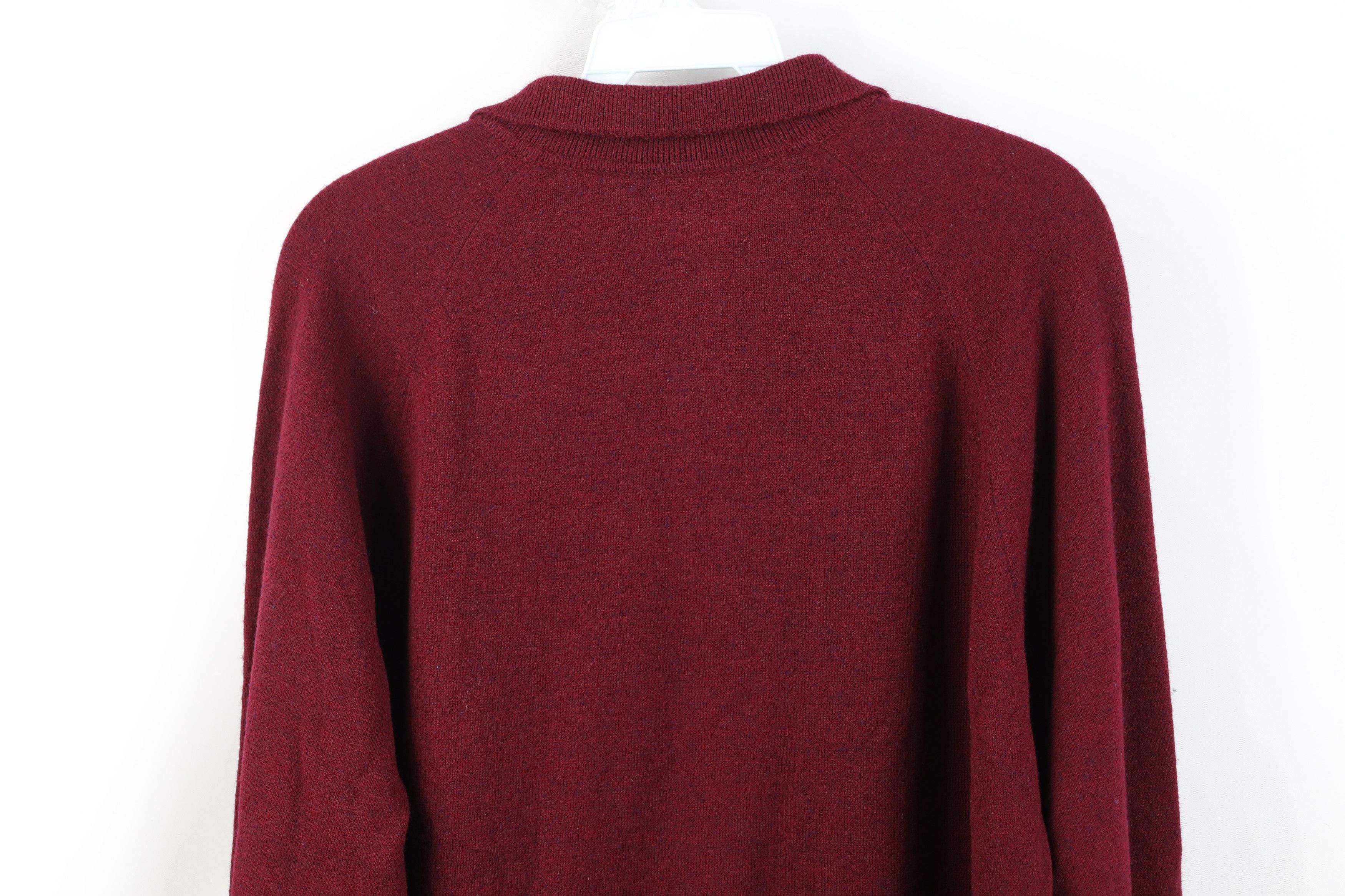 Vintage Vintage 70s Streetwear Wool Blend Knit Collared Sweater USA Size US M / EU 48-50 / 2 - 10 Thumbnail