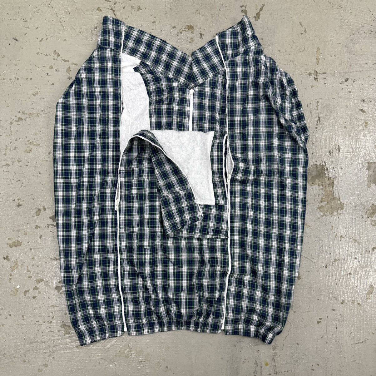 Seditionaries Seditionaries Plaid Sleeveless Multi Zip Up Jacket Vultures Size US L / EU 52-54 / 3 - 8 Thumbnail