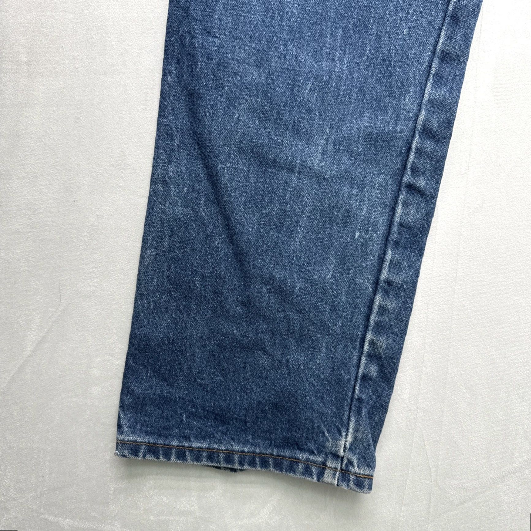 Wrangler Wrangler Flame Resistant Jeans Mens 38x32 Relaxed Fit HRC2 FR Workwear Pants Jeans Straight Mens Blue Cotton Denim FRM1WZ Fiesta Workwear Size US 38 / EU 54 - 4 Thumbnail
