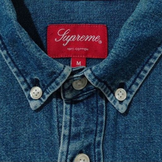 Supreme Supreme Faded Denim Shirt FW15 Size US M / EU 48-50 / 2 - 4 Thumbnail