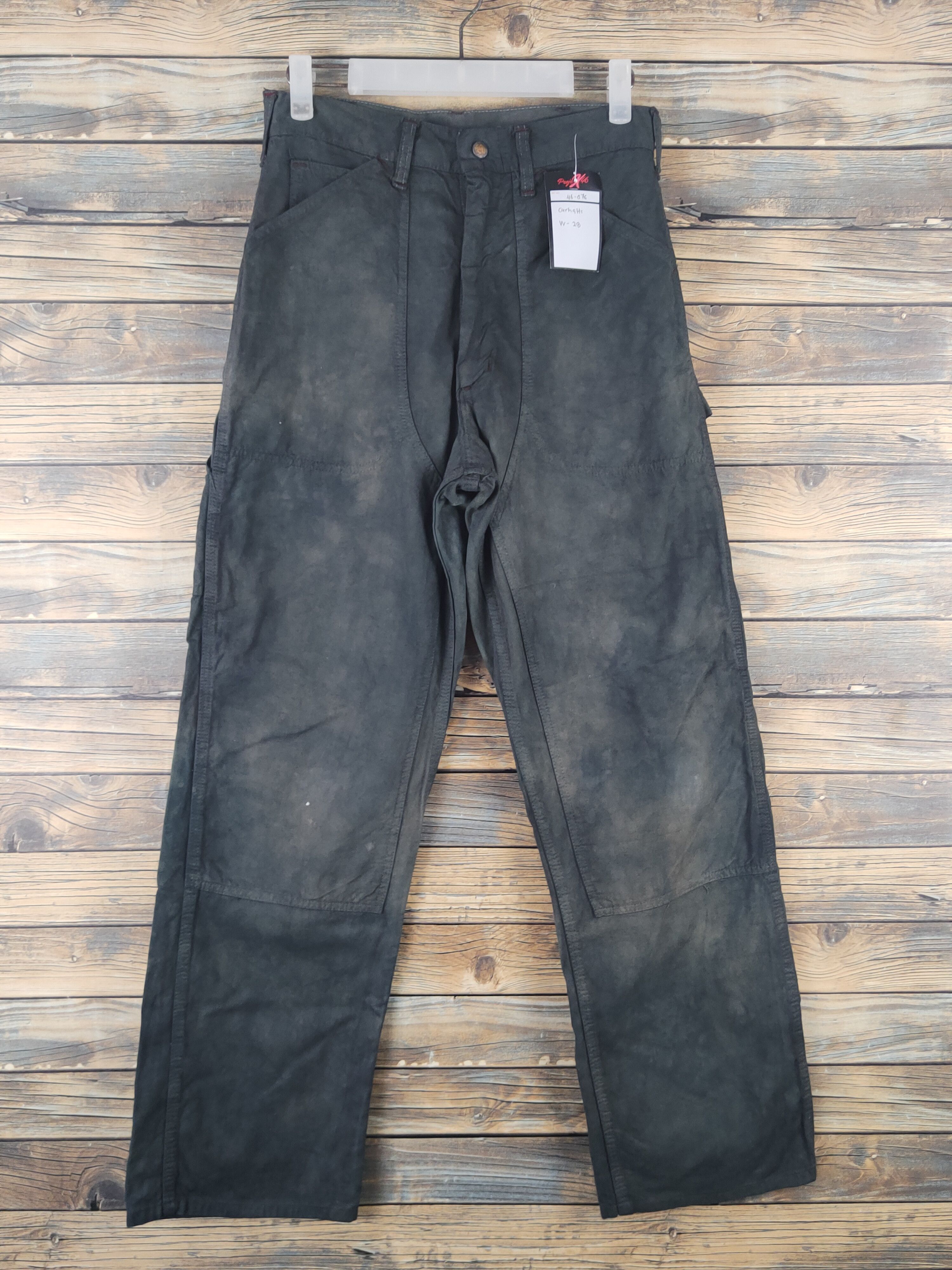 Carhartt DL Carhartt Black Faded Multipocket Cargo Pants #46-076 Size US 27 - 1 Thumbnail