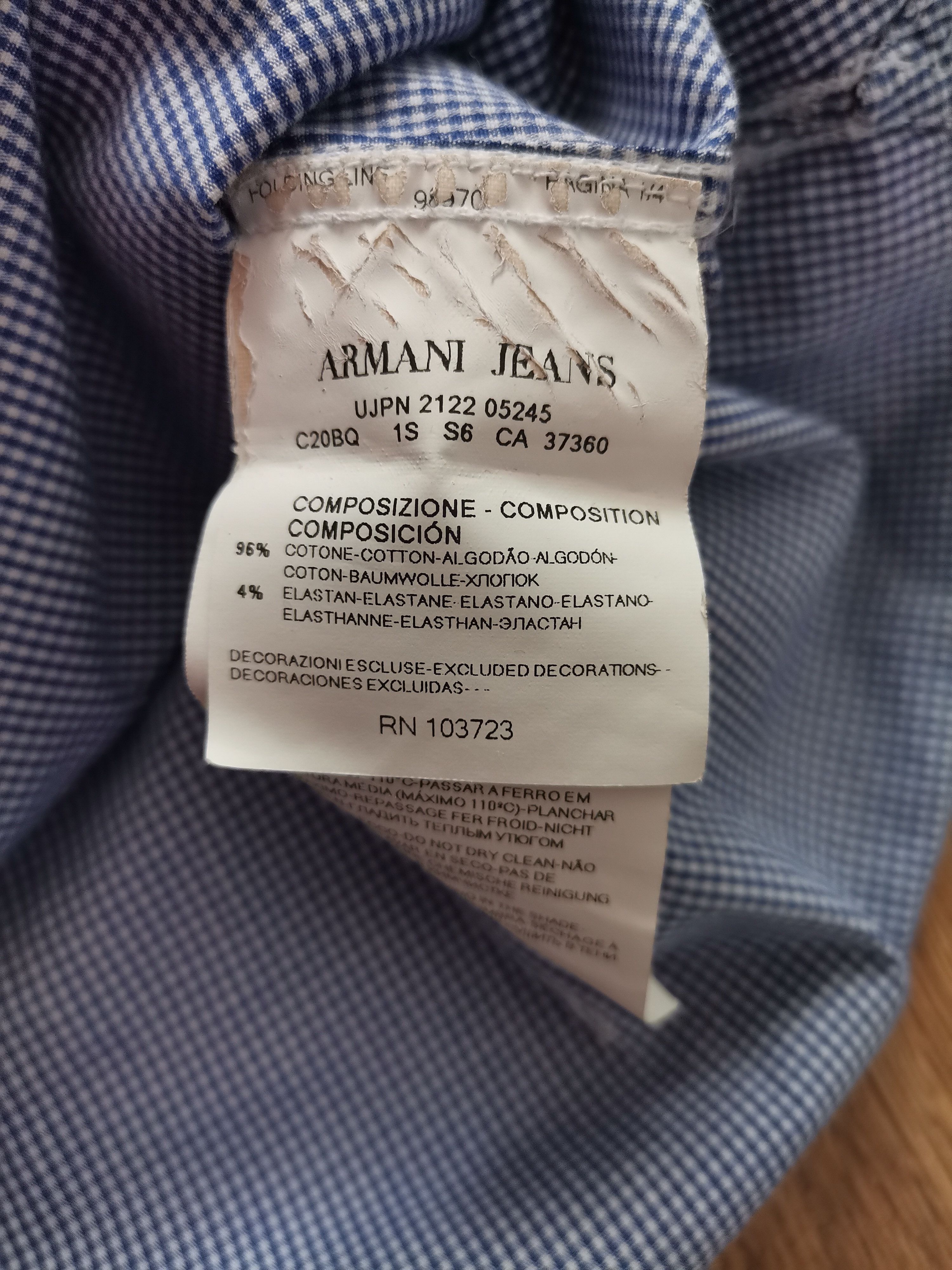 Armani Armani Jeans Shirt Size US L / EU 52-54 / 3 - 3 Thumbnail