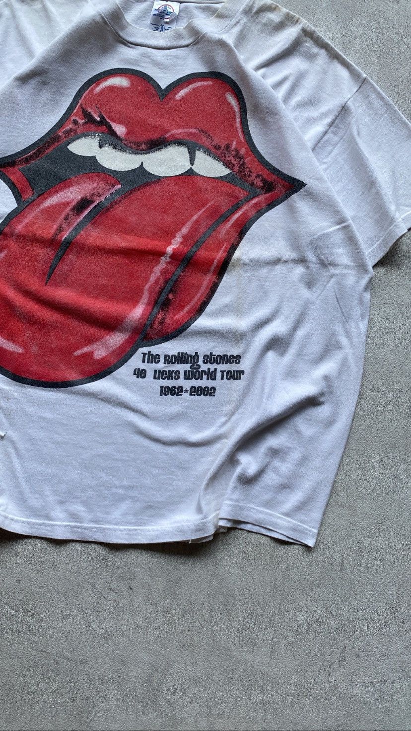 The Rolling Stones Vintage The Rolling Stones 40 Licks World Tour 1962 ✩ 2002 Size US XL / EU 56 / 4 - 2 Thumbnail
