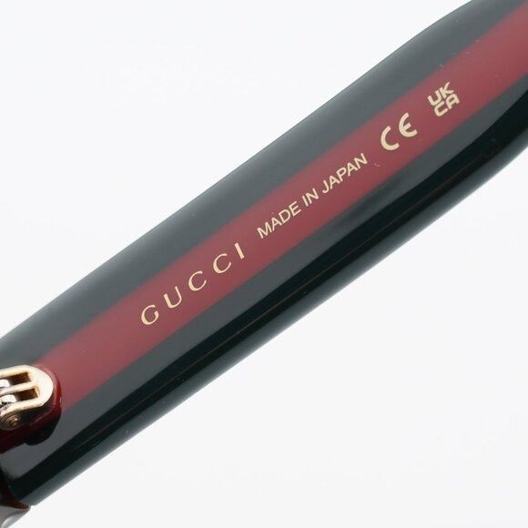 Gucci Gucci GG1866SK 002 Sunglasses Havana Square Frame Size ONE SIZE - 5 Thumbnail