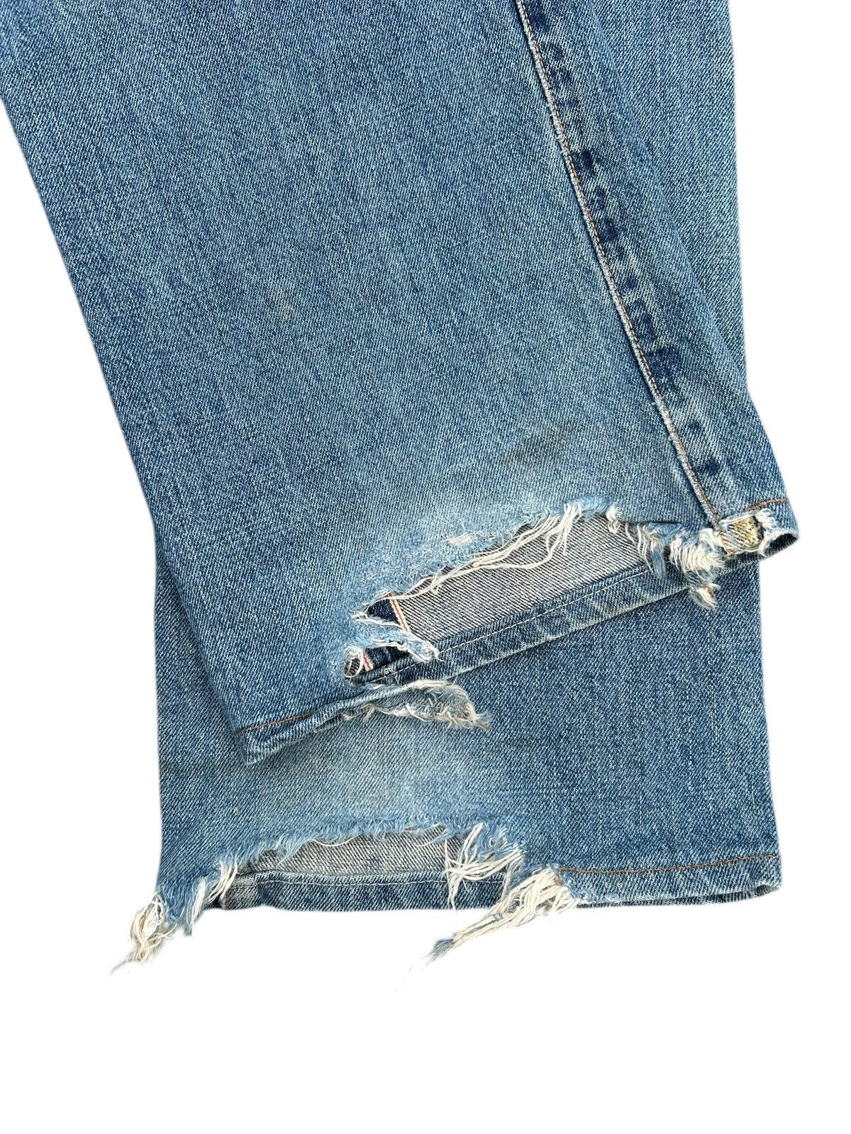 Kapital Vintage Edwin 505X Selvedge Distressed Denim Jeans Size US 32 / EU 48 - 15 Thumbnail