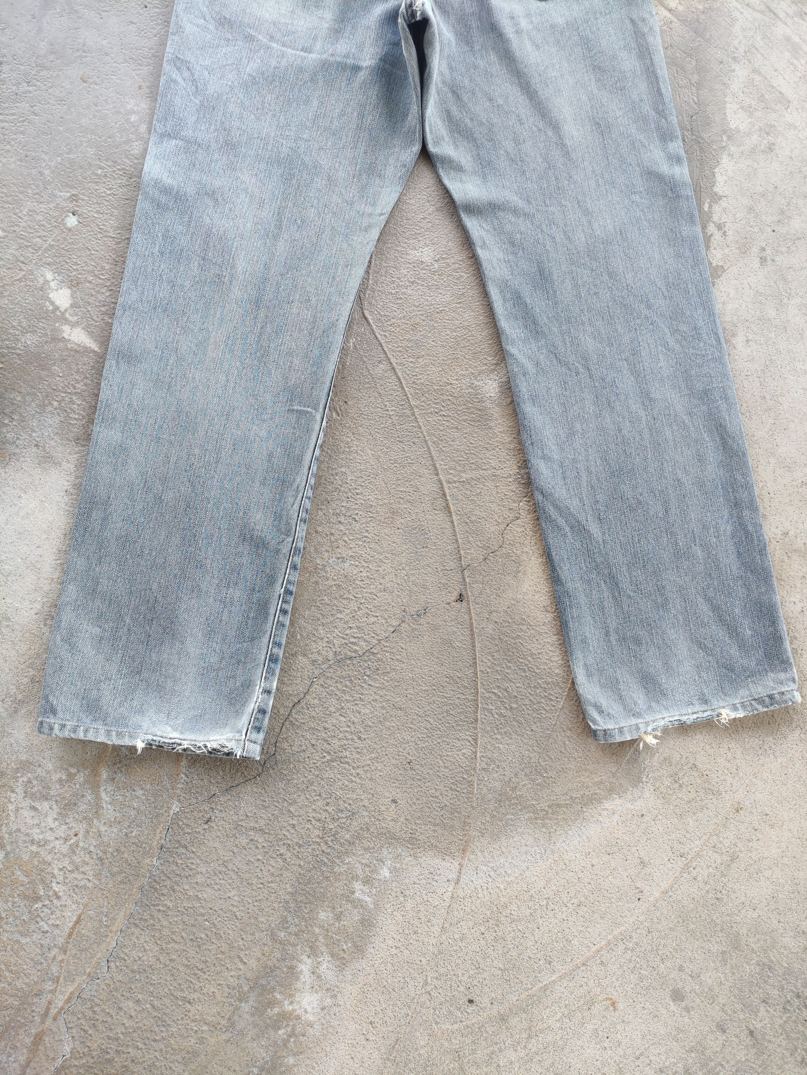 Edwin Vintage Edwin Jean Distressed Faded Denim Pants Size US 32 / EU 48 - 11 Thumbnail