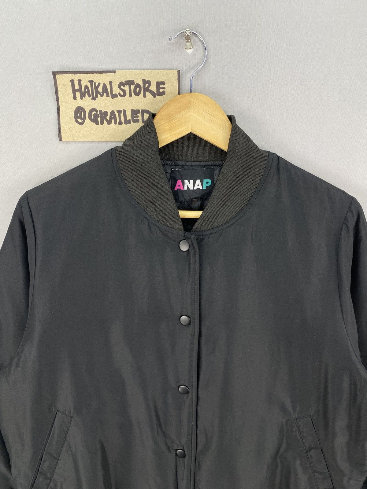 Japanese Brand Vintage Y2k Anap Big Logo Bomber Jacket Size US M / EU 48-50 / 2 - 7 Thumbnail