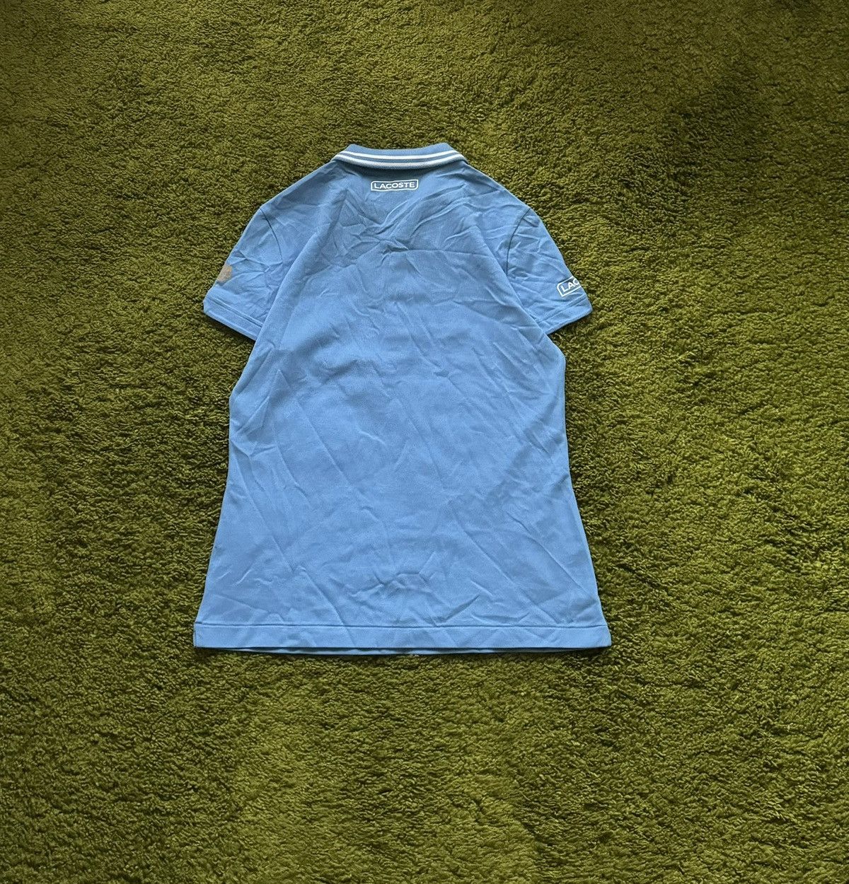 Designer × Lacoste 🐊 Lacoste NWT blue polo t-shirt Size M / US 6-8 / IT 42-44 - 2 Thumbnail