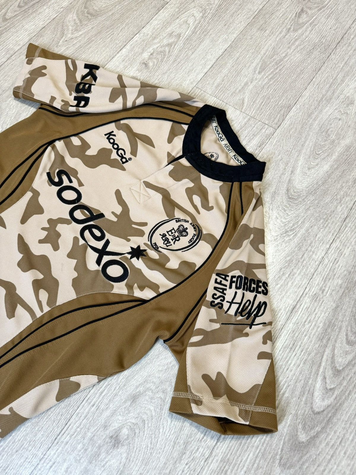 Other 🔷Vintage British Army Rugby KooGa Shirt Jersey🔷 Size US M / EU 48-50 / 2 - 4 Thumbnail