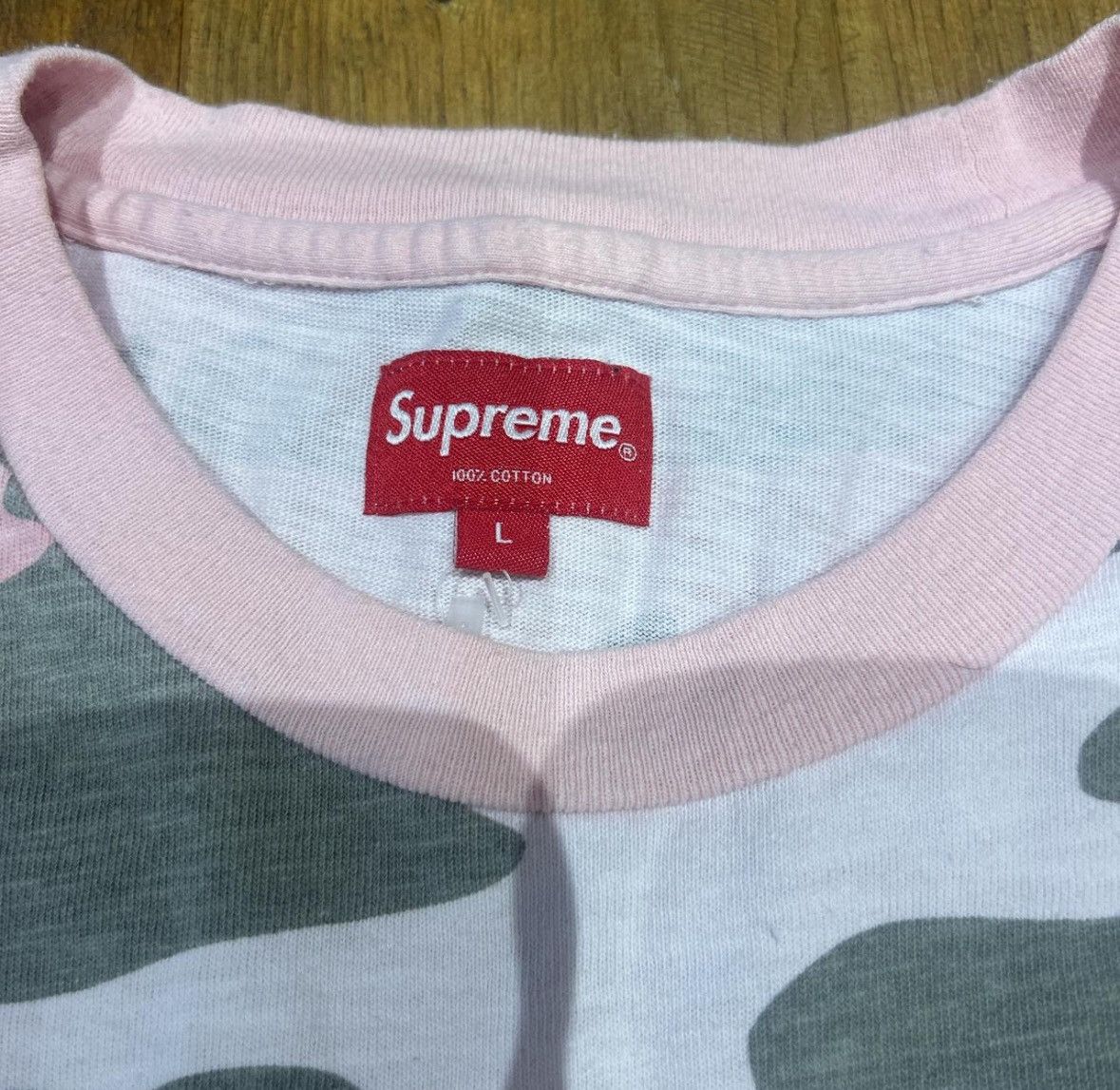 Supreme Supreme Camo Long Sleeve Tshirt Size L Size US L / EU 52-54 / 3 - 3 Thumbnail