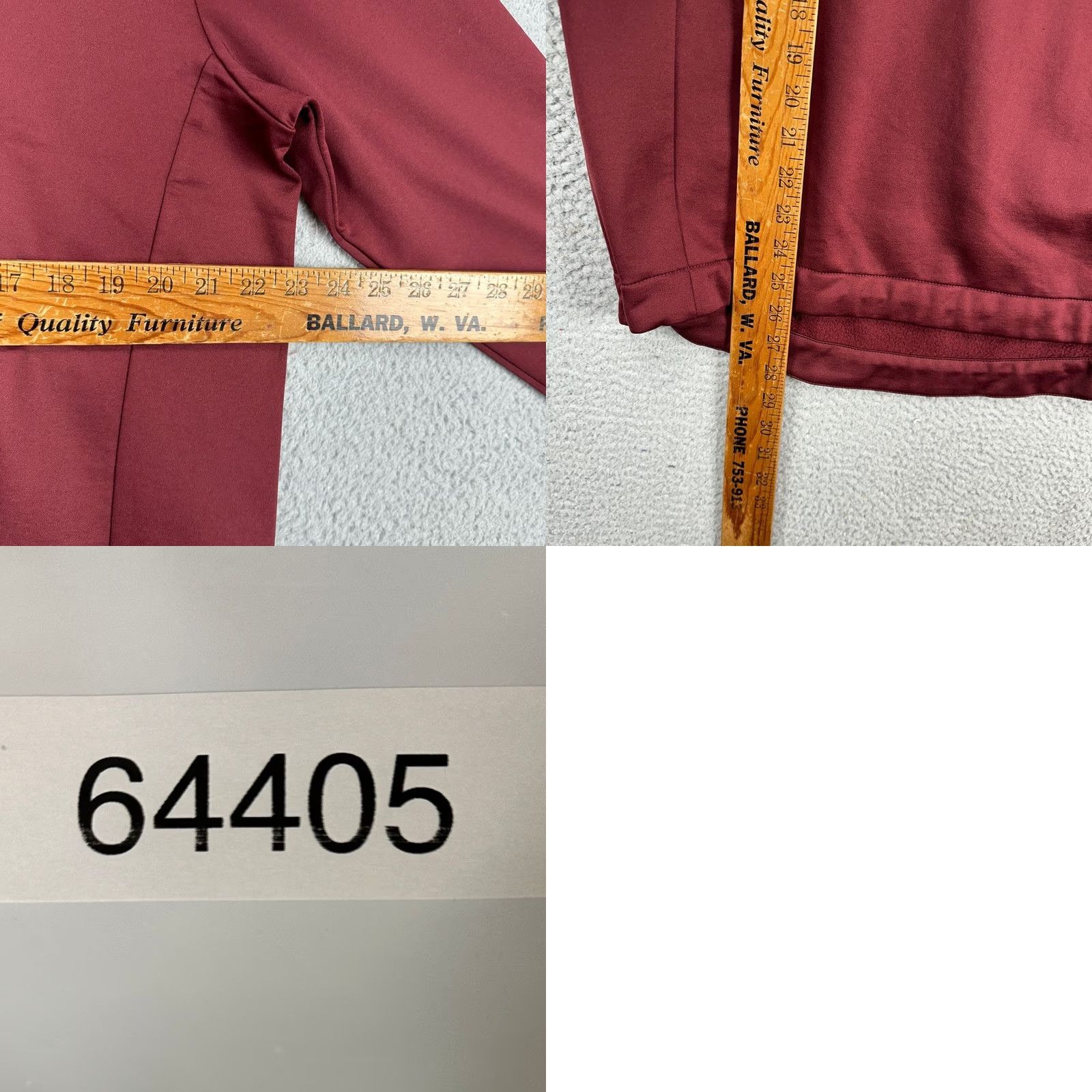 Callaway Callaway Weather Series Golf Jacket Mens M Maroon Half Zip Pocket Stretch Jacket Size US M / EU 48-50 / 2 - 8 Thumbnail