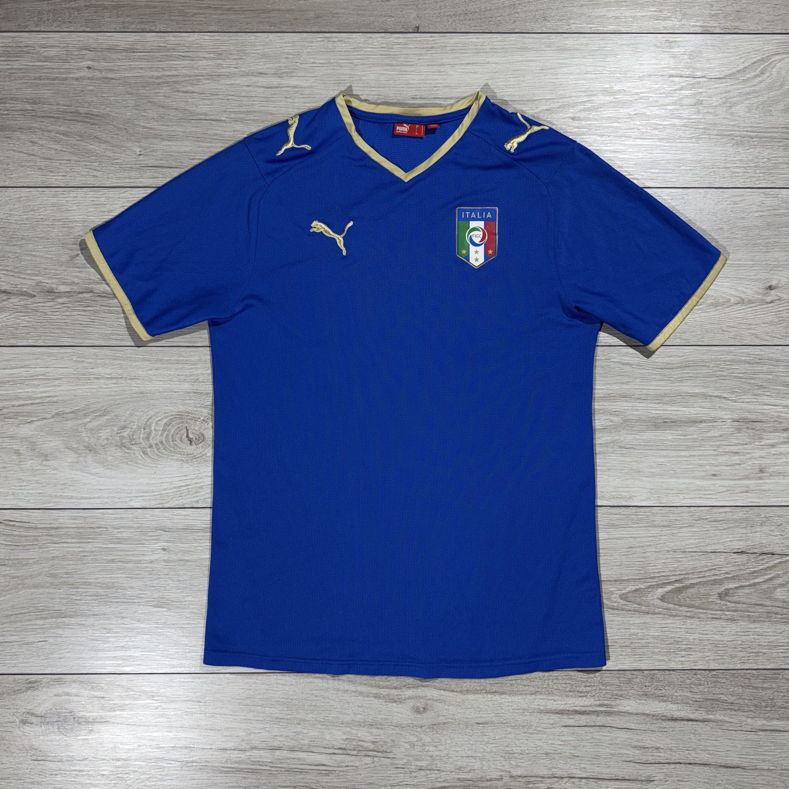 Puma Puma Italy FIGC 2008/09 Home Jersey Football Soccer Size S Size US S / EU 44-46 / 1 - 1 Thumbnail