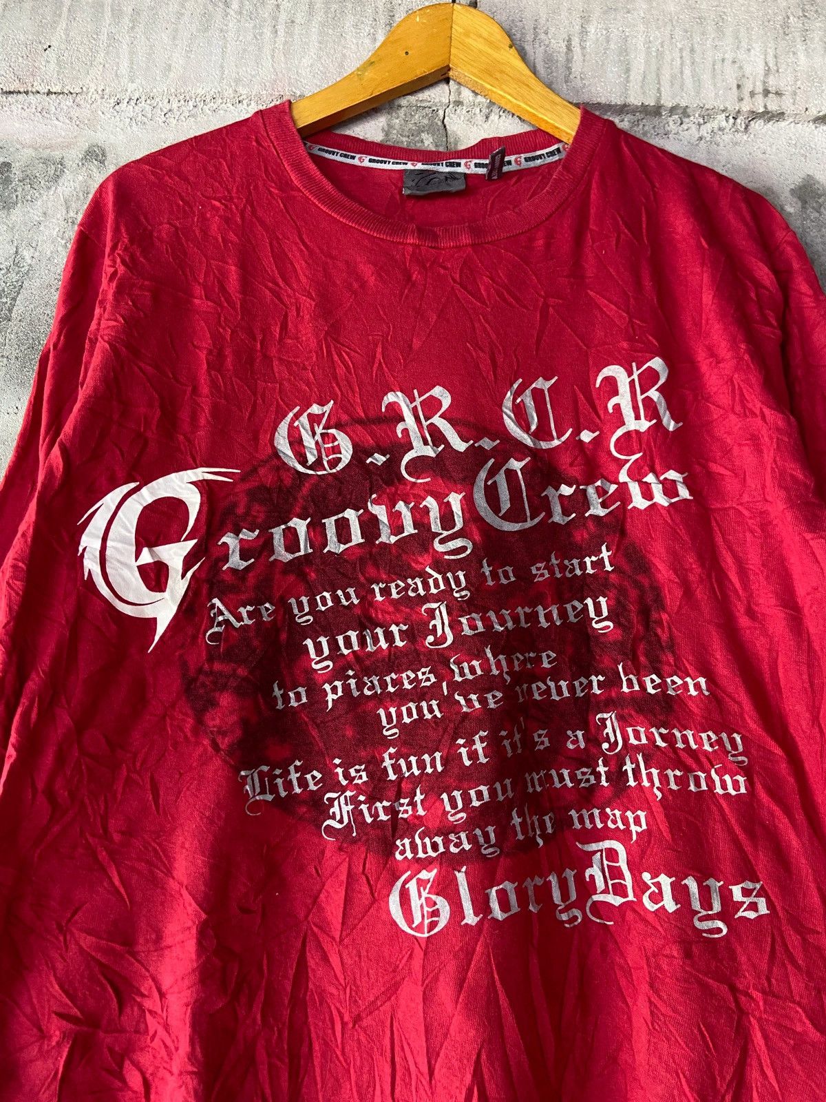 Beauty Beast × Hysteric Glamour × Japanese Brand GROOVY CREW START YOUR JOURNEY LONG SLEEVE Size US M / EU 48-50 / 2 - 3 Thumbnail