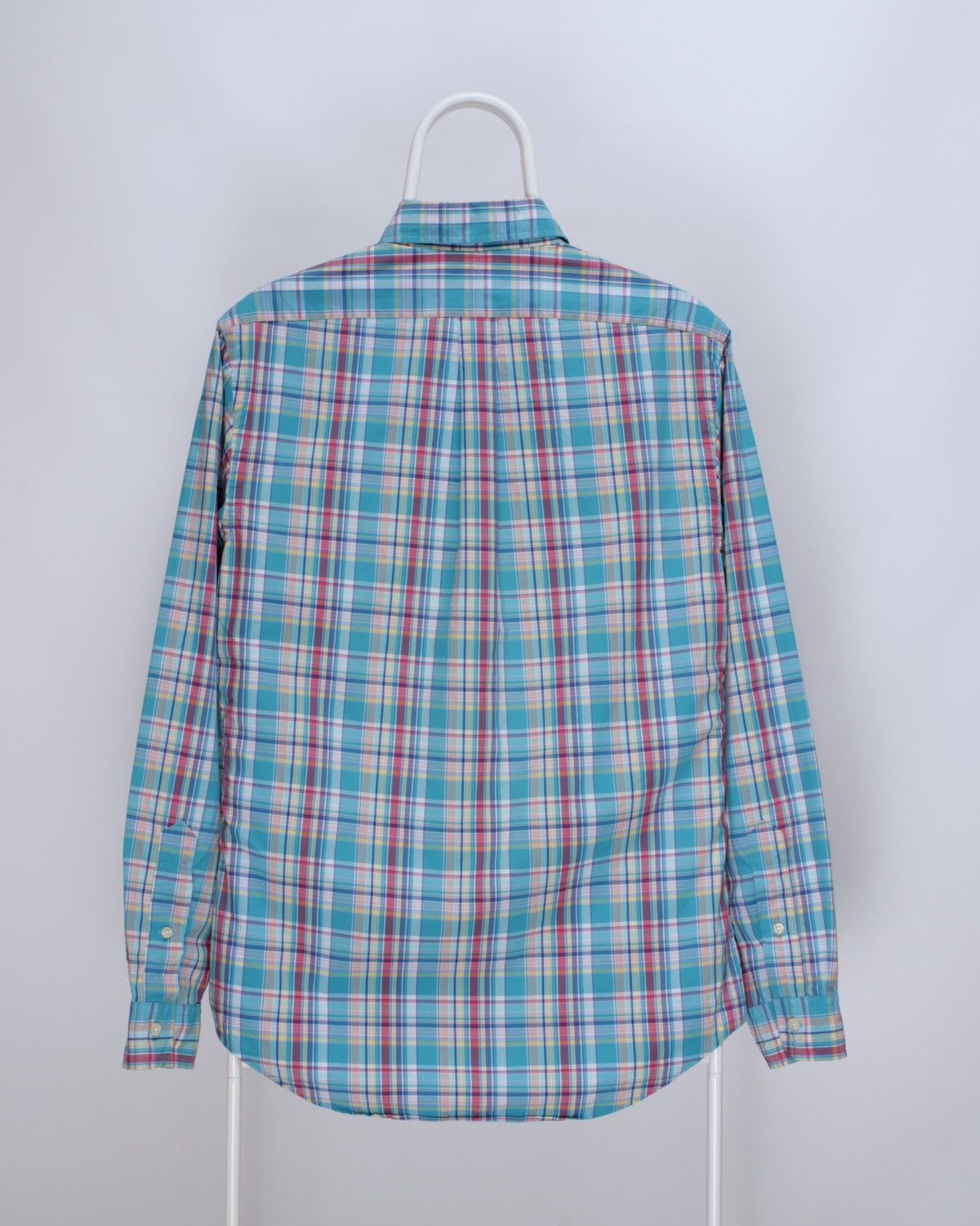 Polo Ralph Lauren × Ralph Lauren RALPH LAUREN Multicolor Plaid Button Long Sleeve Slim Shirt Size US M / EU 48-50 / 2 - 6 Thumbnail