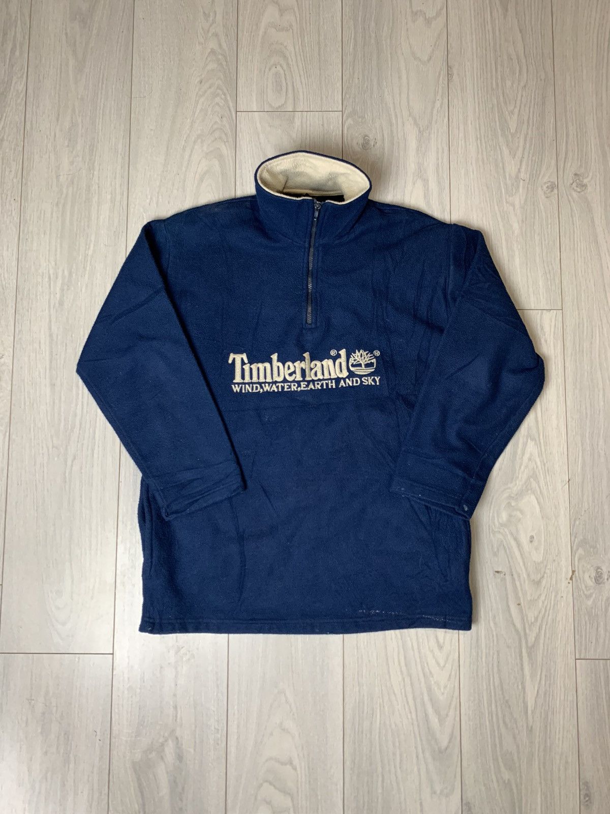 Timberland Vintage Fleece Timberland Y2K With Centre Logo Size US XL / EU 56 / 4 - 1 Thumbnail