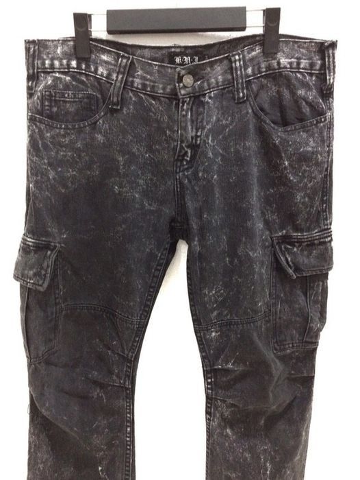 Seditionaries Japanese Brand K.U.I Acid Wash Multipocket Cargo Pant Size US 34 / EU 50 - 2 Thumbnail