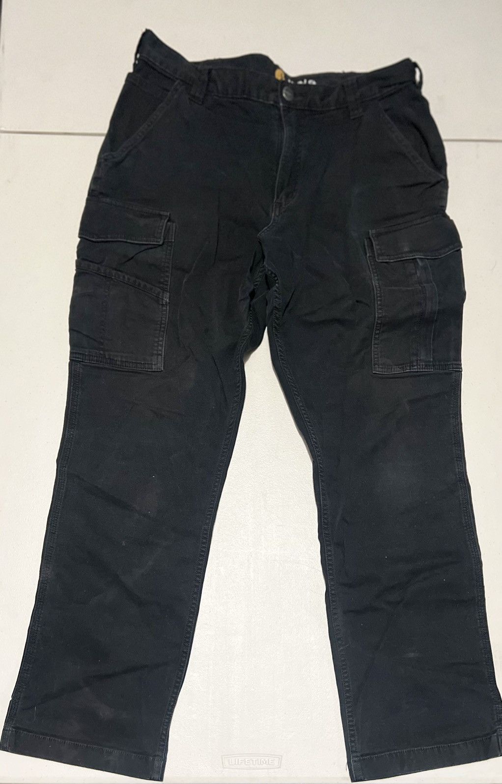 Carhartt Carhartt Relaxed Straight Rigby Cargo Black Pants Size US 34 / EU 50 - 1 Thumbnail