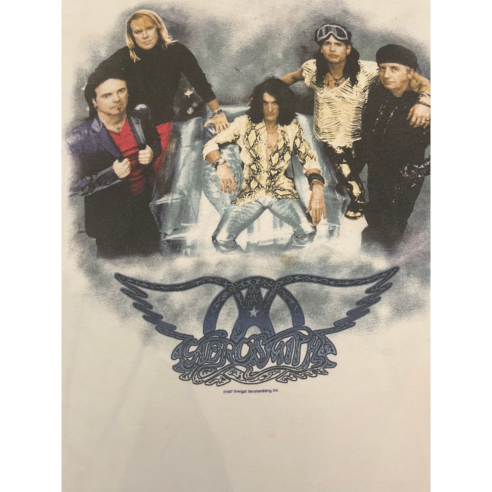 Vintage Vintage 1997 Aerosmith Nine Lives Band Shirt L Giant Size US L / EU 52-54 / 3 - 2 Thumbnail