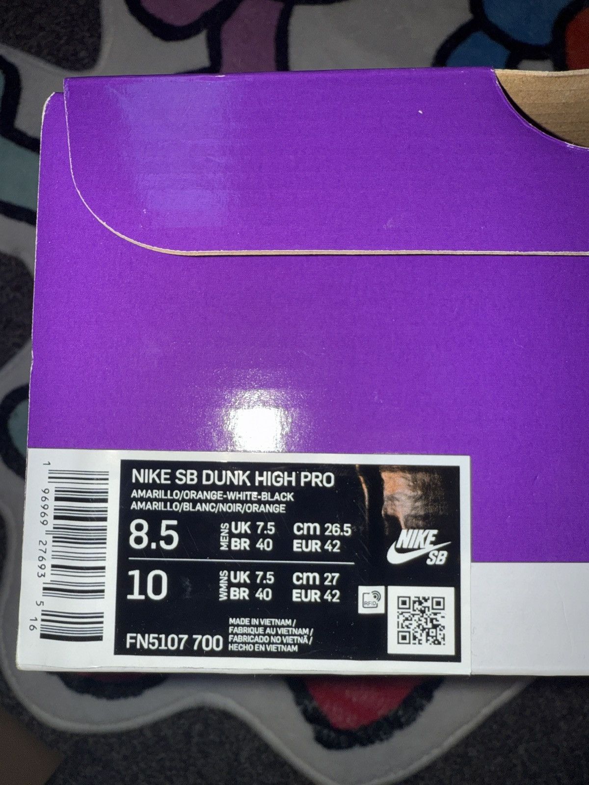 Nike Candy Corn Nike SB Dunk High Pro Size US 8.5 / EU 41-42 - 7 Thumbnail