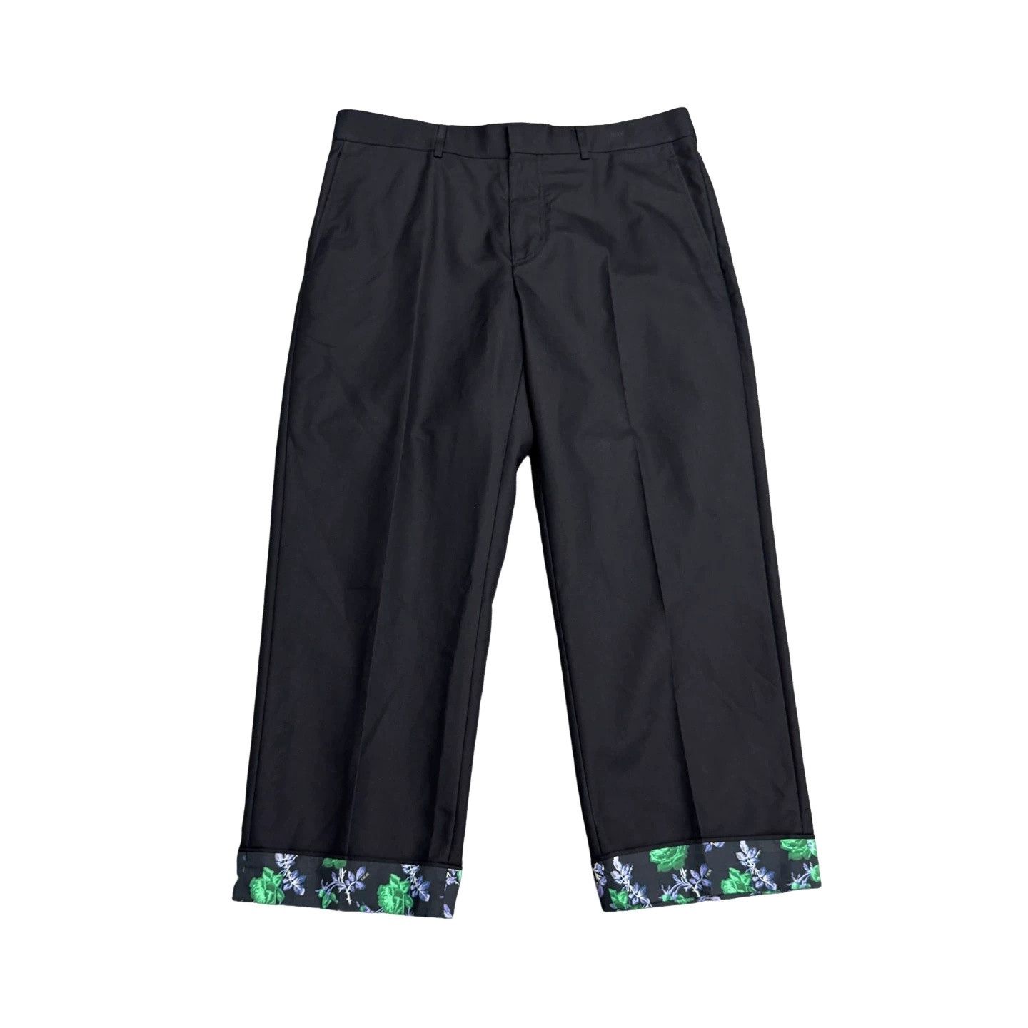 Dior Dior Floral Cuff Pants Size 36 Size US 36 / EU 52 - 1 Thumbnail