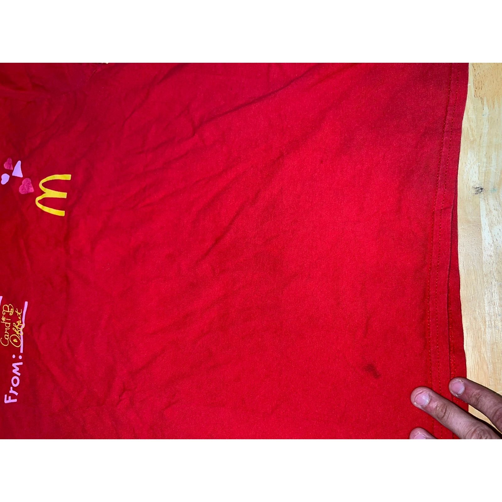 Gildan Mcdonalds Cardi B Shirt To Crew From Offset And Cardi Tee M Size US M / EU 48-50 / 2 - 7 Thumbnail