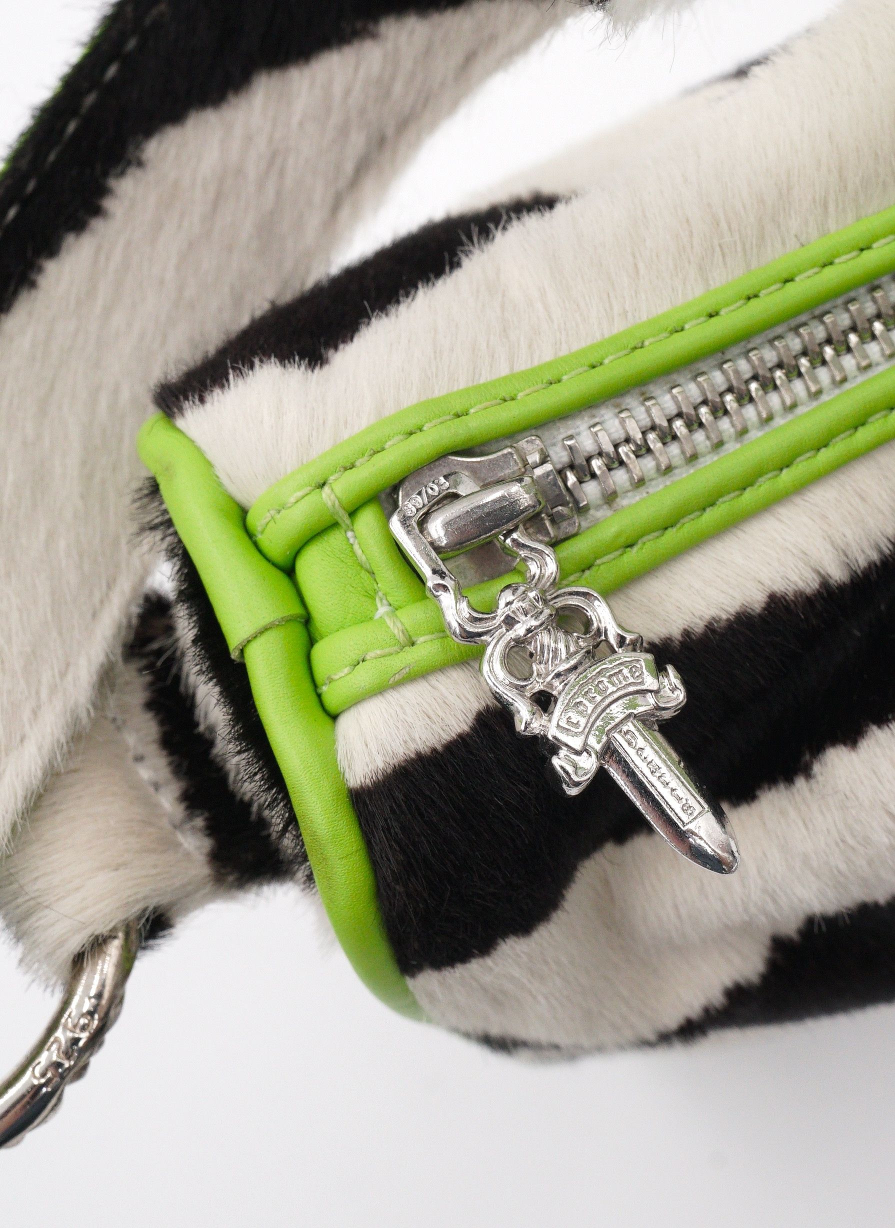 Chrome Hearts Chrome Hearts Pony Hair Zebra Stripe Chicken Nugget Bag Size ONE SIZE - 13 Thumbnail