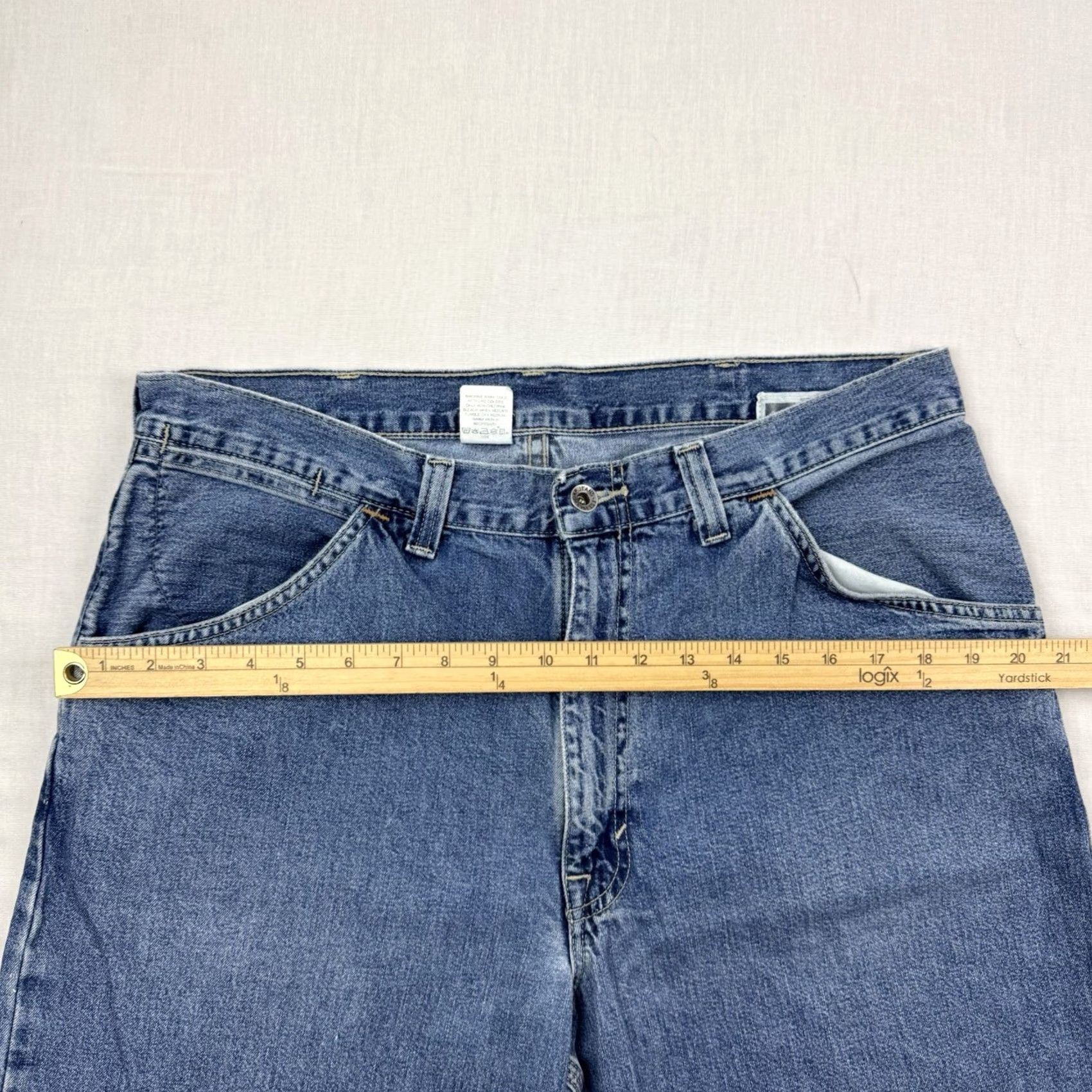 Gap VINTAGE Gap Jeans Adult 36x34 Relaxed Denim Cotton Blue 90s Grunge Y2K Hipster USA 90s Mens Jeans Size US 36 / EU 52 - 6 Thumbnail