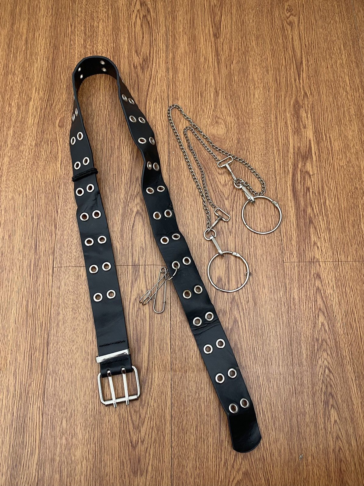 If Six Was Nine × Japanese Brand × Le Grande Bleu (L.G.B.) Punk belt with chain Size ONE SIZE - 3 Thumbnail