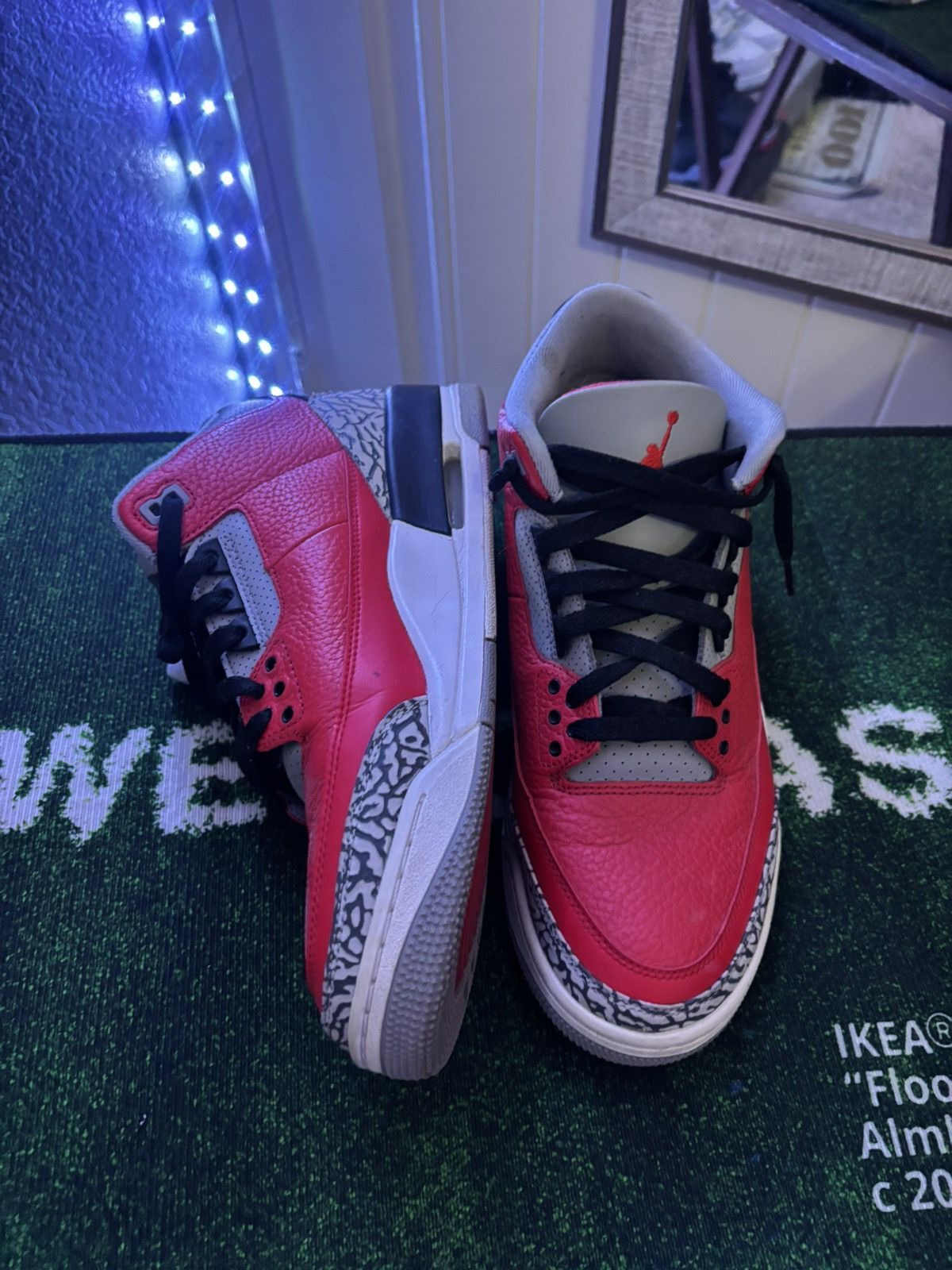 Jordan Brand Jordan 3 “GYM RED” Size US 11 / EU 44 - 3 Thumbnail