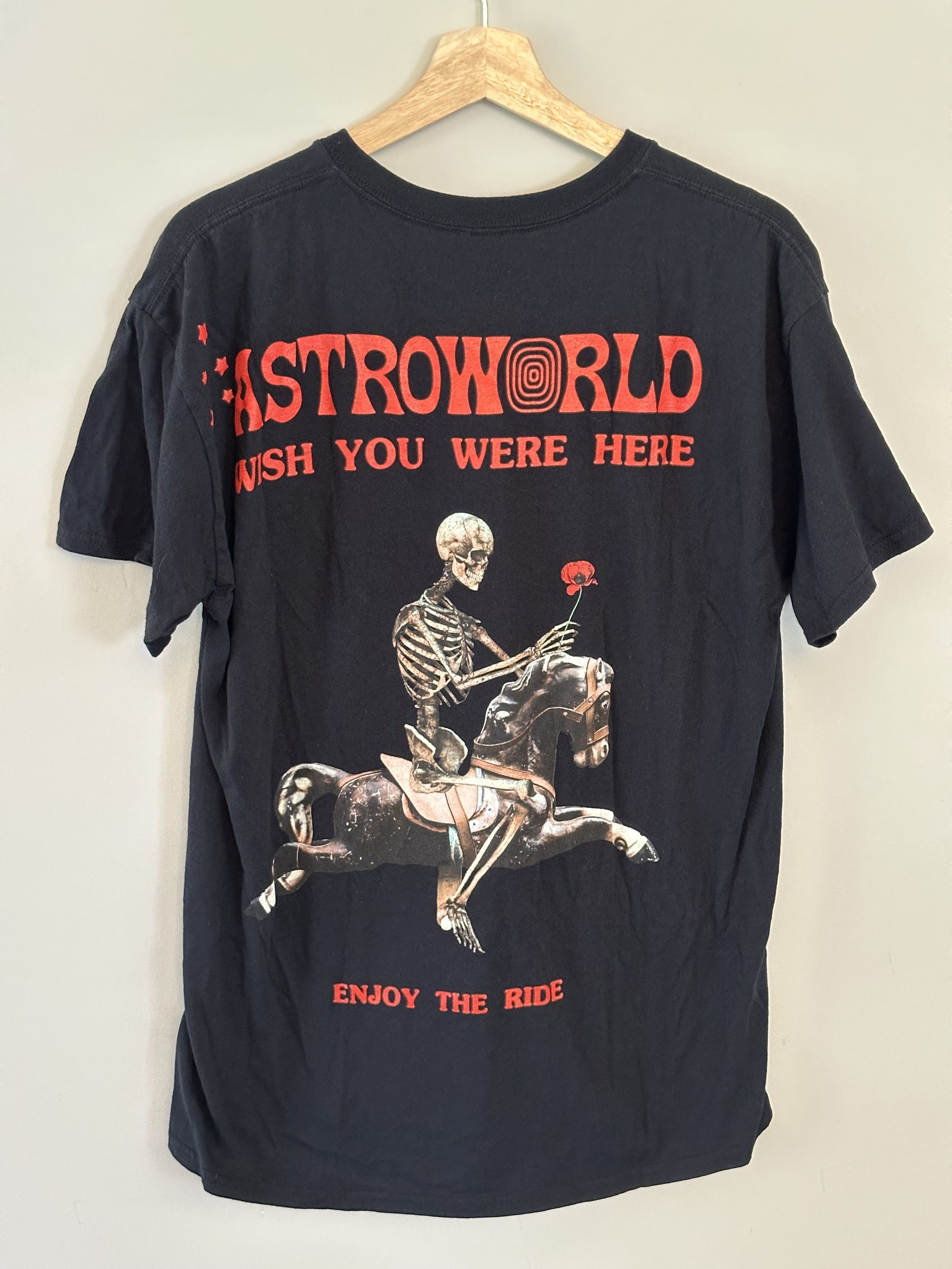 Travis Scott Travis Scott Astroworld Wish You Were Here Tee Black Size US L / EU 52-54 / 3 - 2 Thumbnail