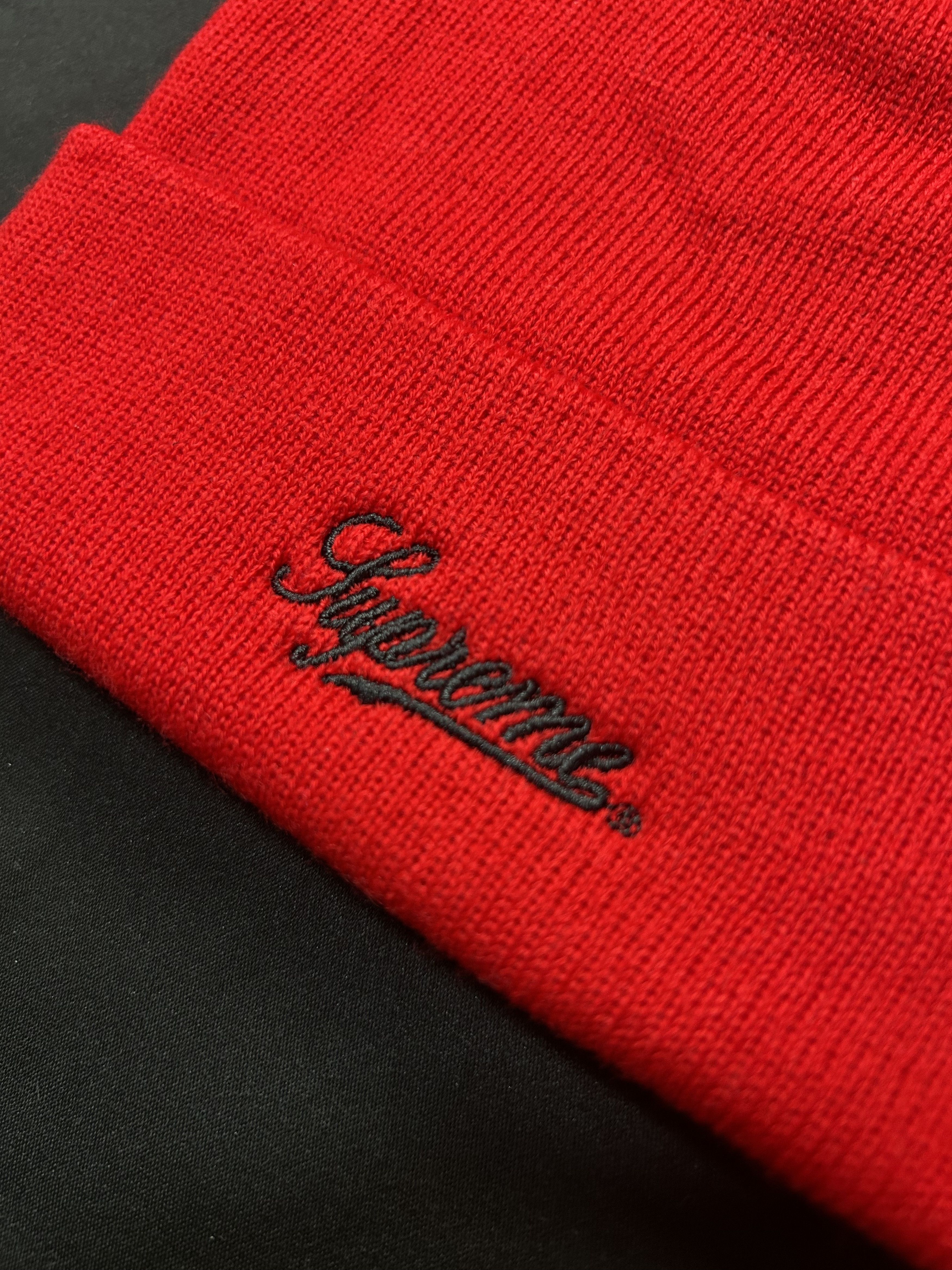 Hysteric Glamour × Supreme Deadstock FW17 Supreme Hysteric Glamour Red Beanie OS Size ONE SIZE - 4 Thumbnail