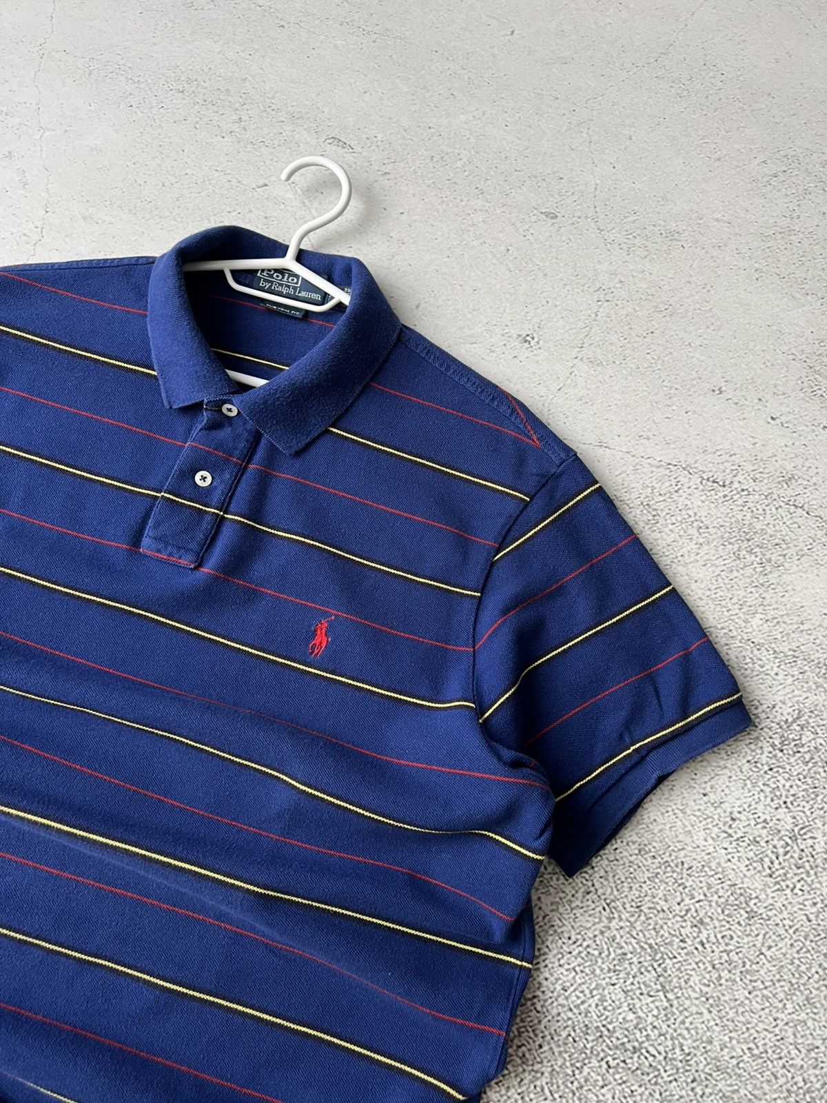 Polo Ralph Lauren Vintage Ralph Lauren Striped Polo Shirt XL – Red Pony Size US XL / EU 56 / 4 - 3 Thumbnail