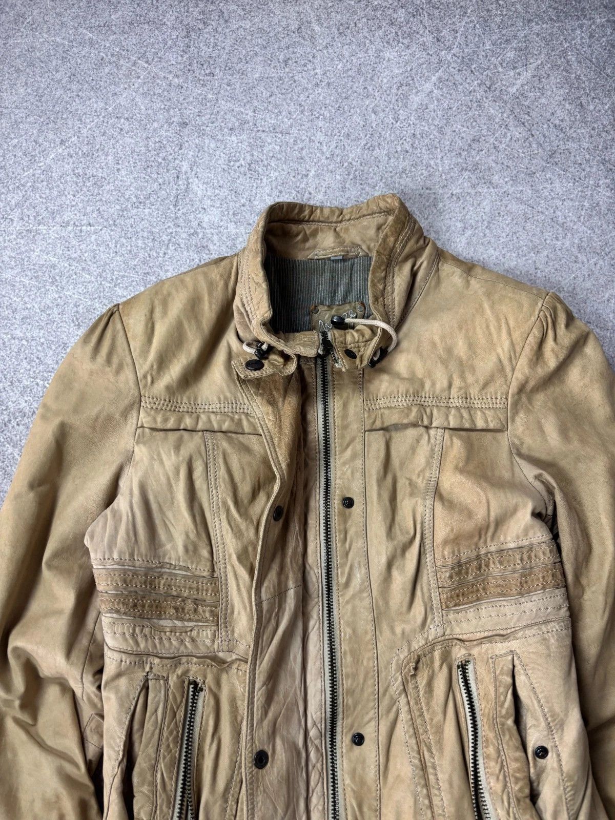 Yohji Yamamoto CROPPEDWASHED HYSTERIC GLAMOUR STYLE LEATHER JACKET Size US M / EU 48-50 / 2 - 3 Thumbnail