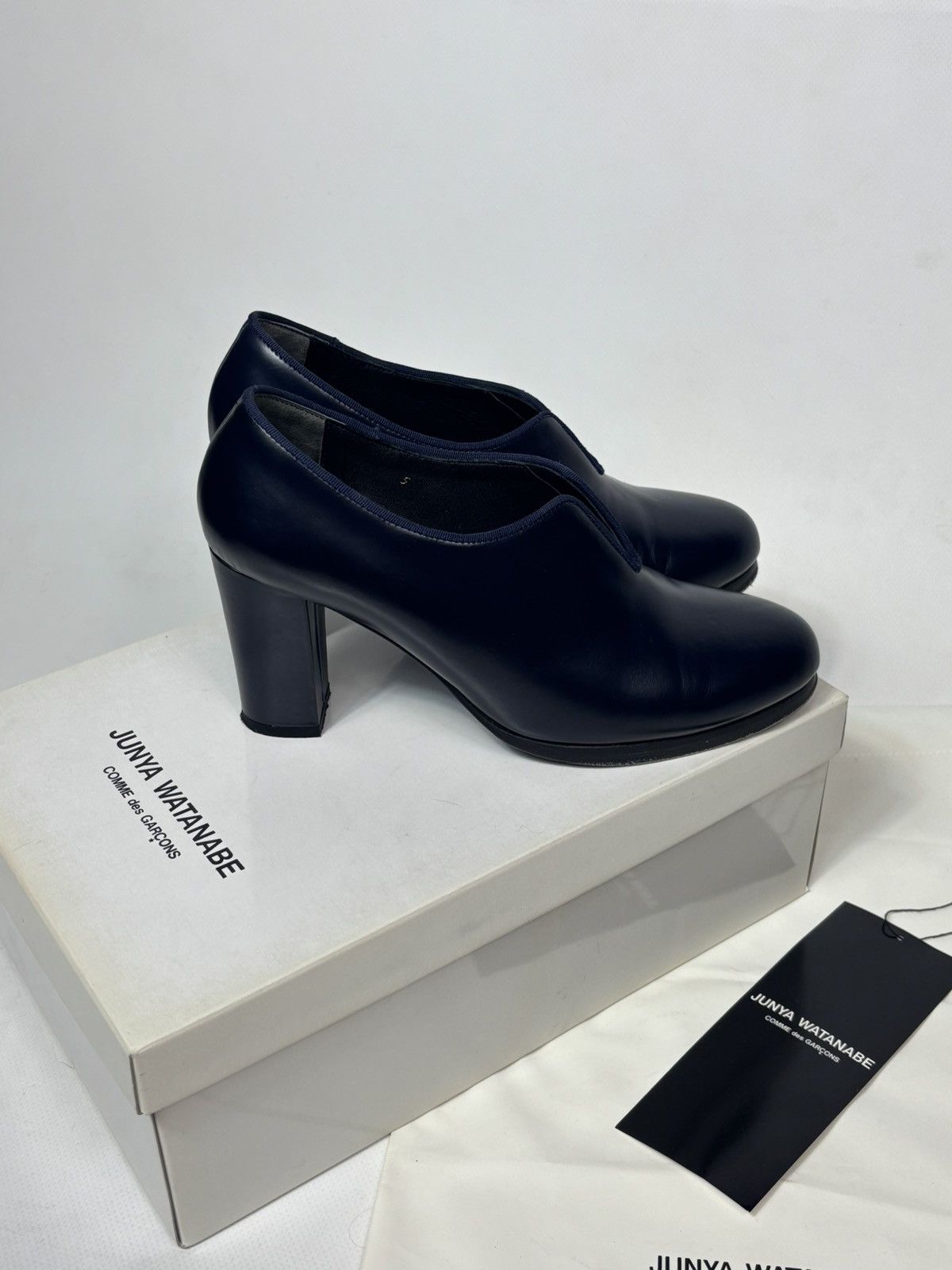 Junya Watanabe Junya Watanabe Comme Des Garçons Cowhide Heels Mainline Archive Size US 7 / IT 37 - 2 Thumbnail