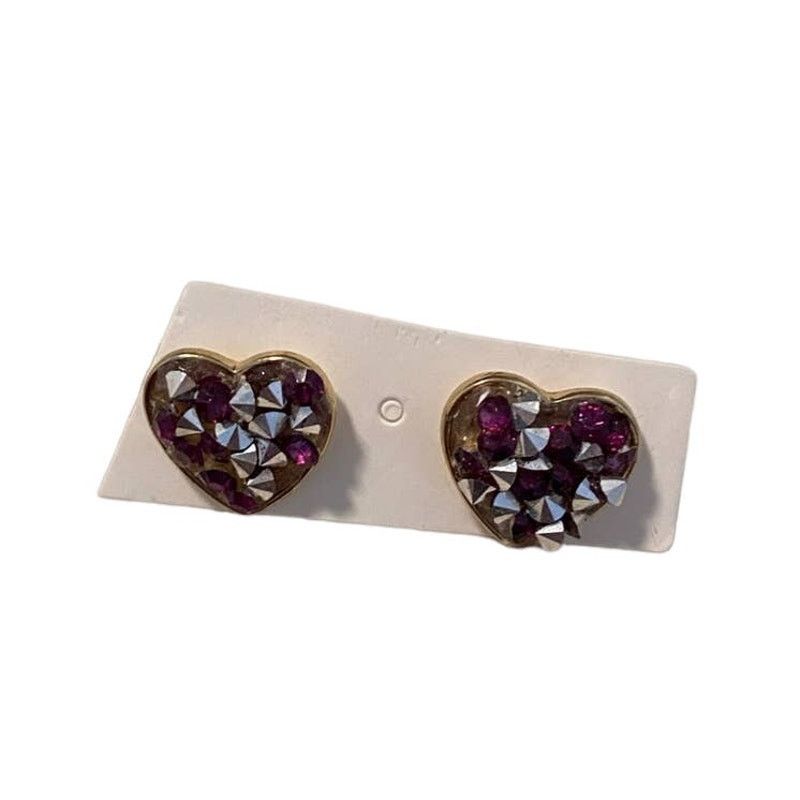 Other purple heart stud Earrings Size ONE SIZE - 1 Thumbnail