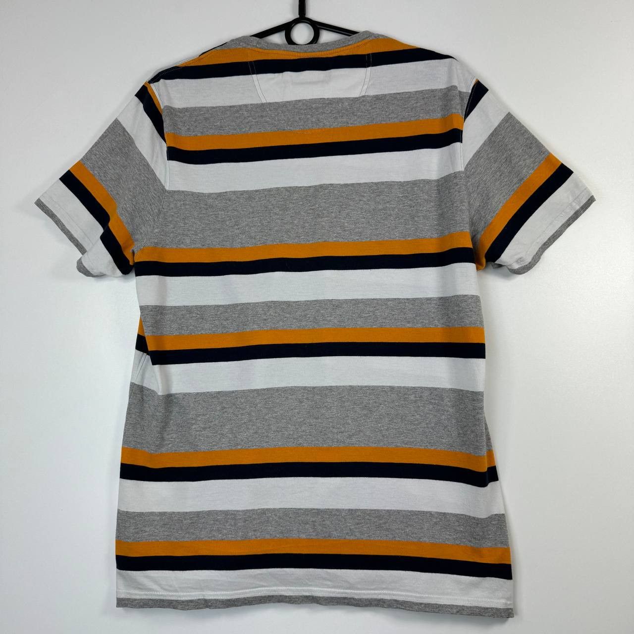 Barbour Barbour Striped T-Shirt Grey Yellow Short Sleeve Mens Size M Size US M / EU 48-50 / 2 - 8 Thumbnail