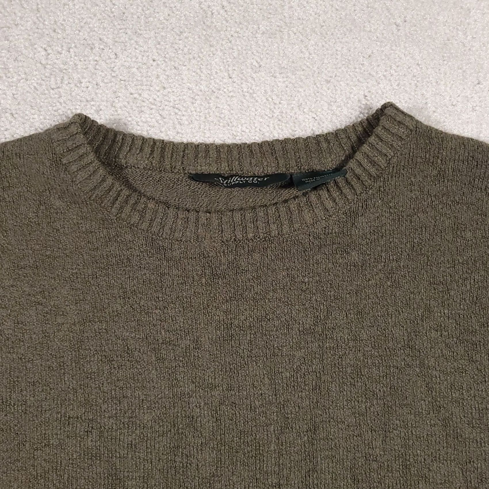 Vintage Stillwater Supply Co Sweater Women’s Green Pullover High Low Soft Knit XL Long Sleeve Round Neck Size XL / US 12-14 / IT 48-50 - 3 Thumbnail