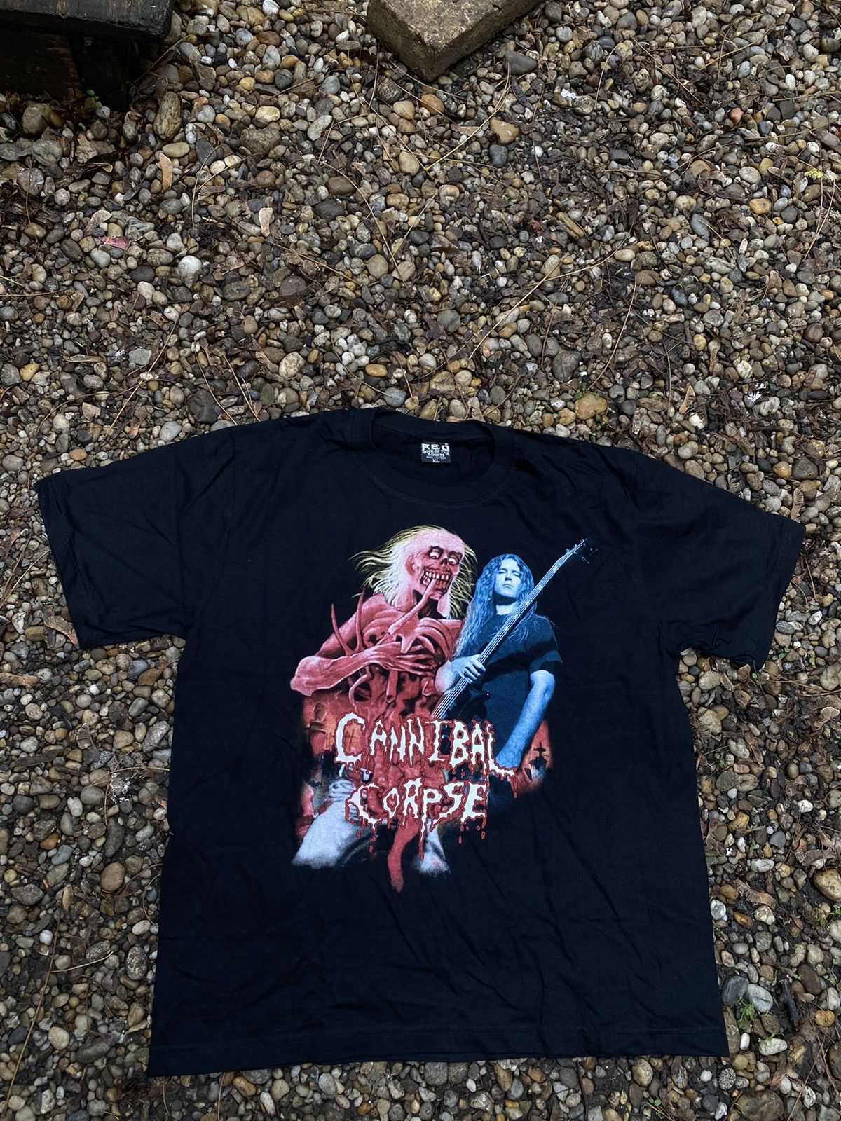 Band Tees × Vintage Vintage Cannibal Corpse Backprint Rock T-Shirt Size US XL / EU 56 / 4 - 1 Thumbnail