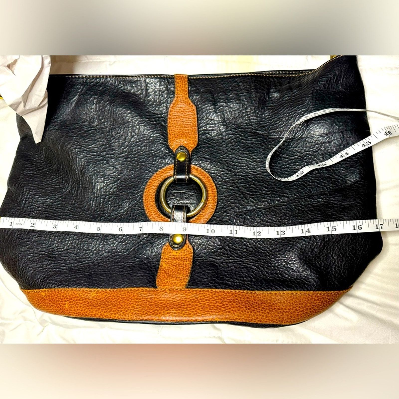 Other Stefani Italian Leather Large Shoulder Bag Size ONE SIZE - 8 Thumbnail