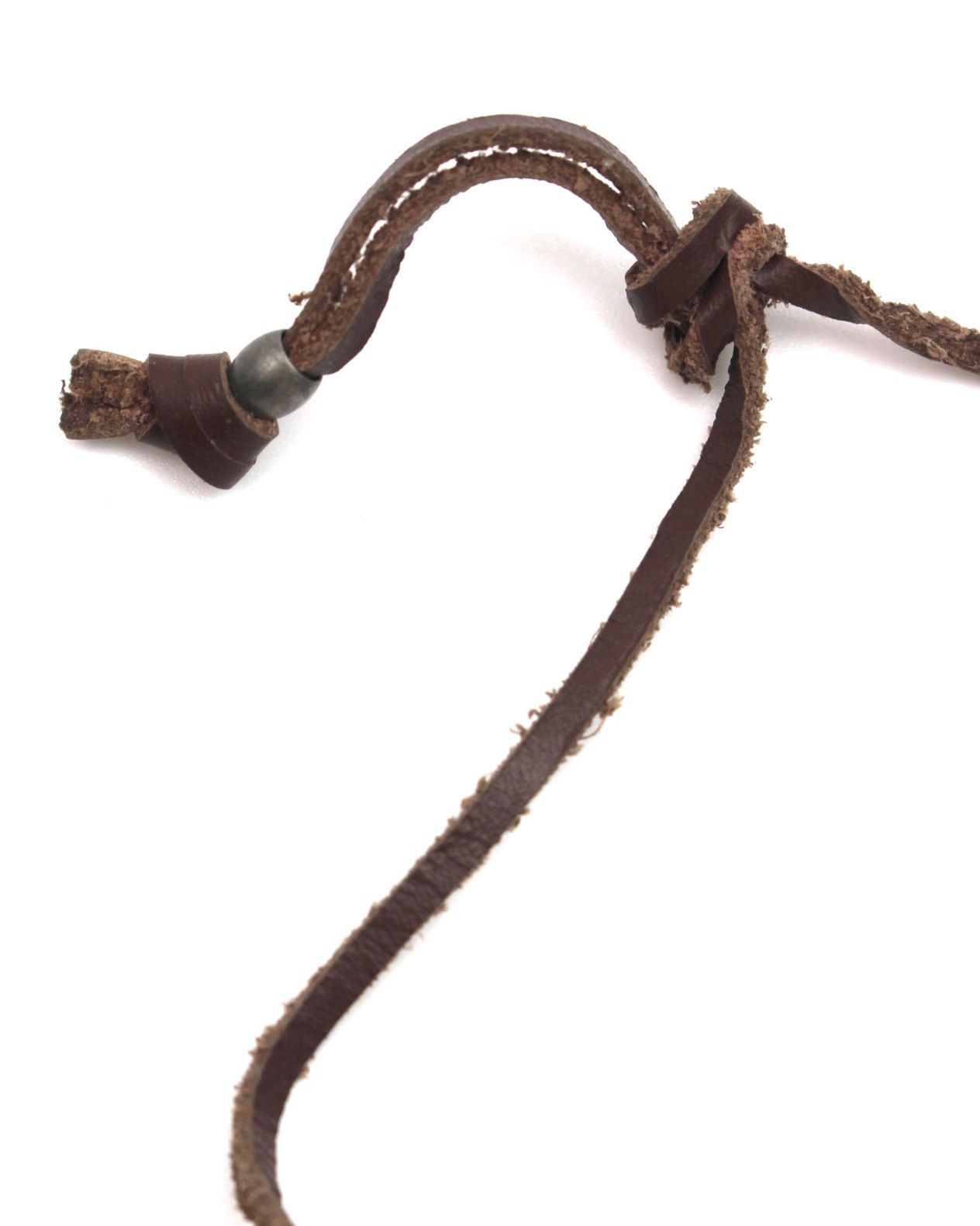 Hysteric Glamour 2000S JAPANESE MADE OPEN HEART LEATHER CORD NECKLACE Size ONE SIZE - 4 Thumbnail
