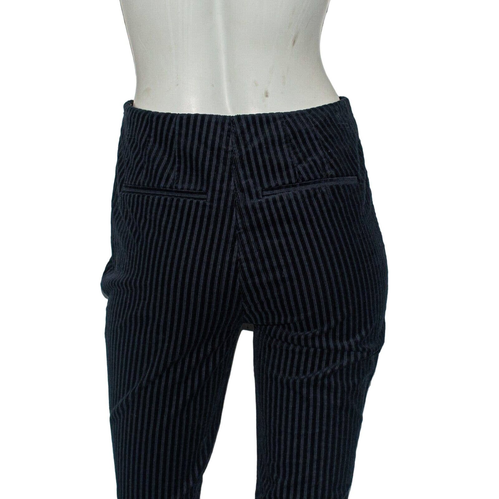 Frame FRAME denim Fine Variegated Slit Pants Fall Navy Cotton Size 26" / US 2 / IT 38 - 11 Thumbnail