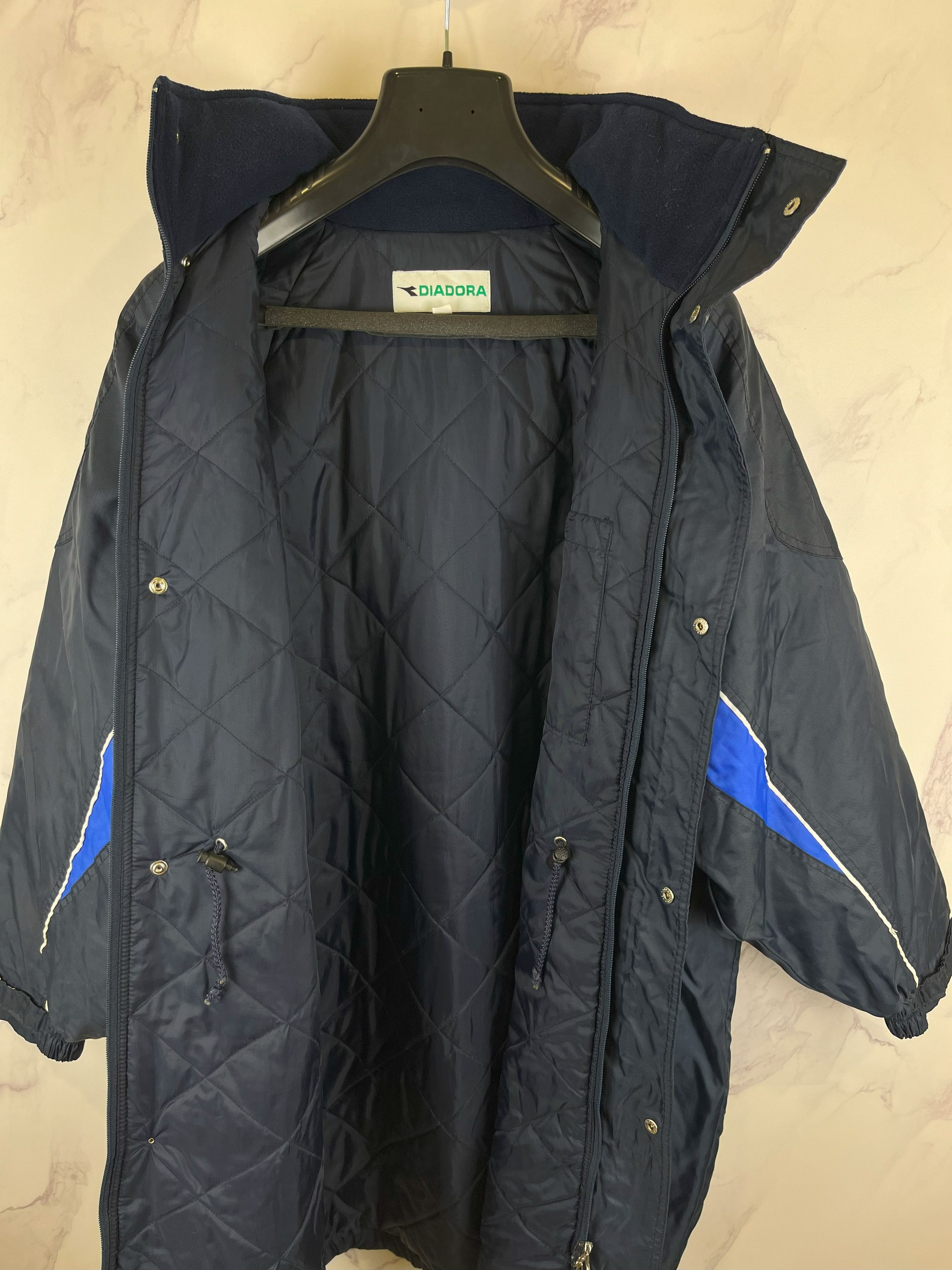 Diadora Vintage Diadora Italy FIGC Long Jacket Big Logo Size M Size US M / EU 48-50 / 2 - 8 Thumbnail