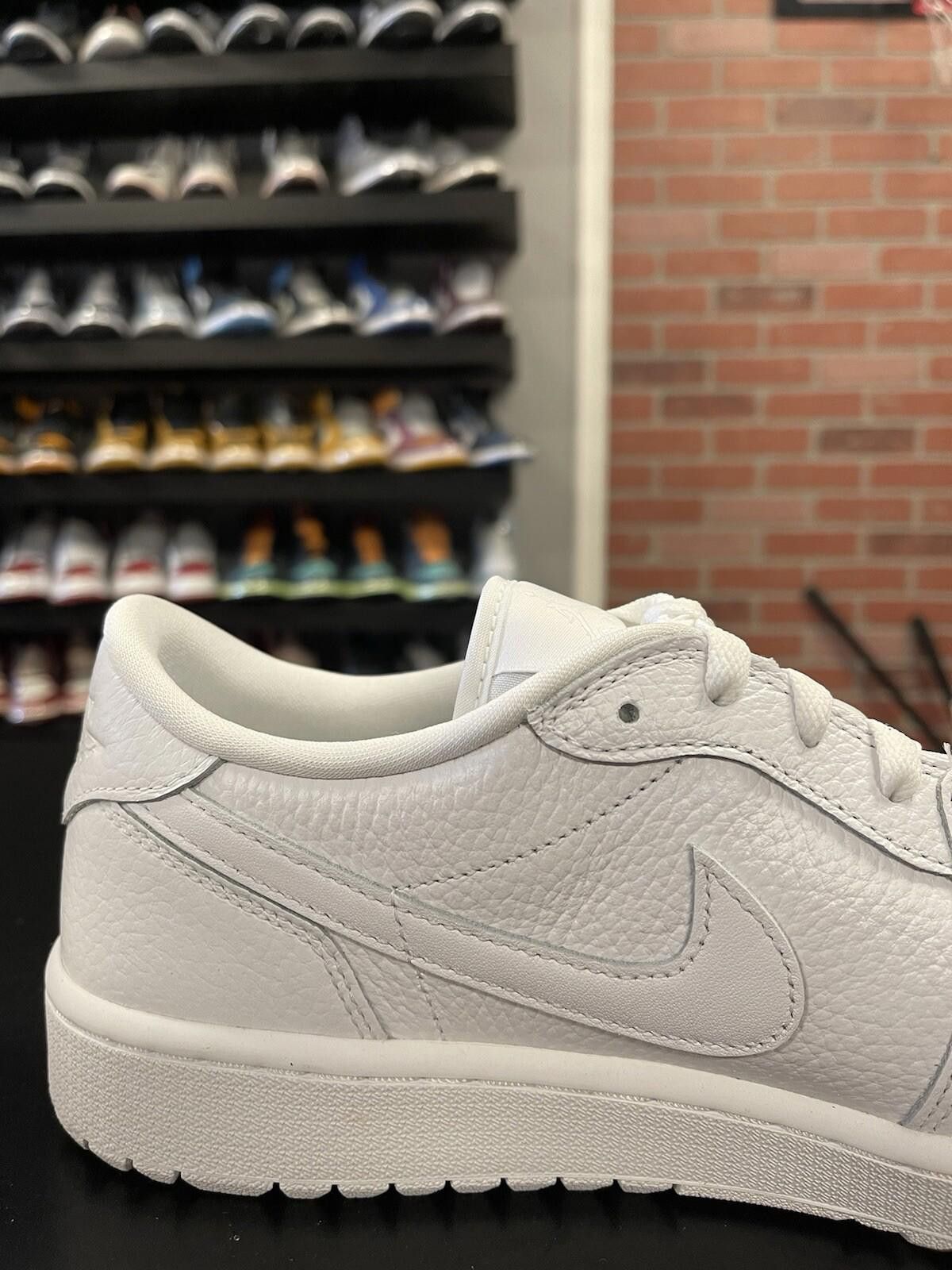 Size 12 Nike Air Jordan Low Golf Triple White 2022 Men