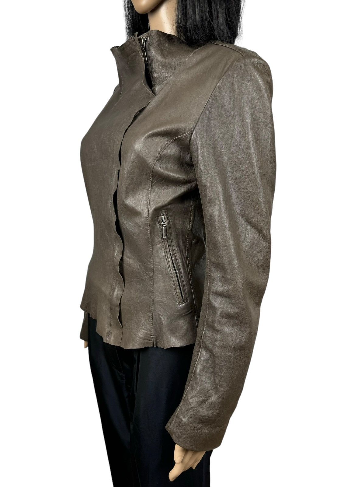 Cigno Nero Genuine Leather Jacket size 38