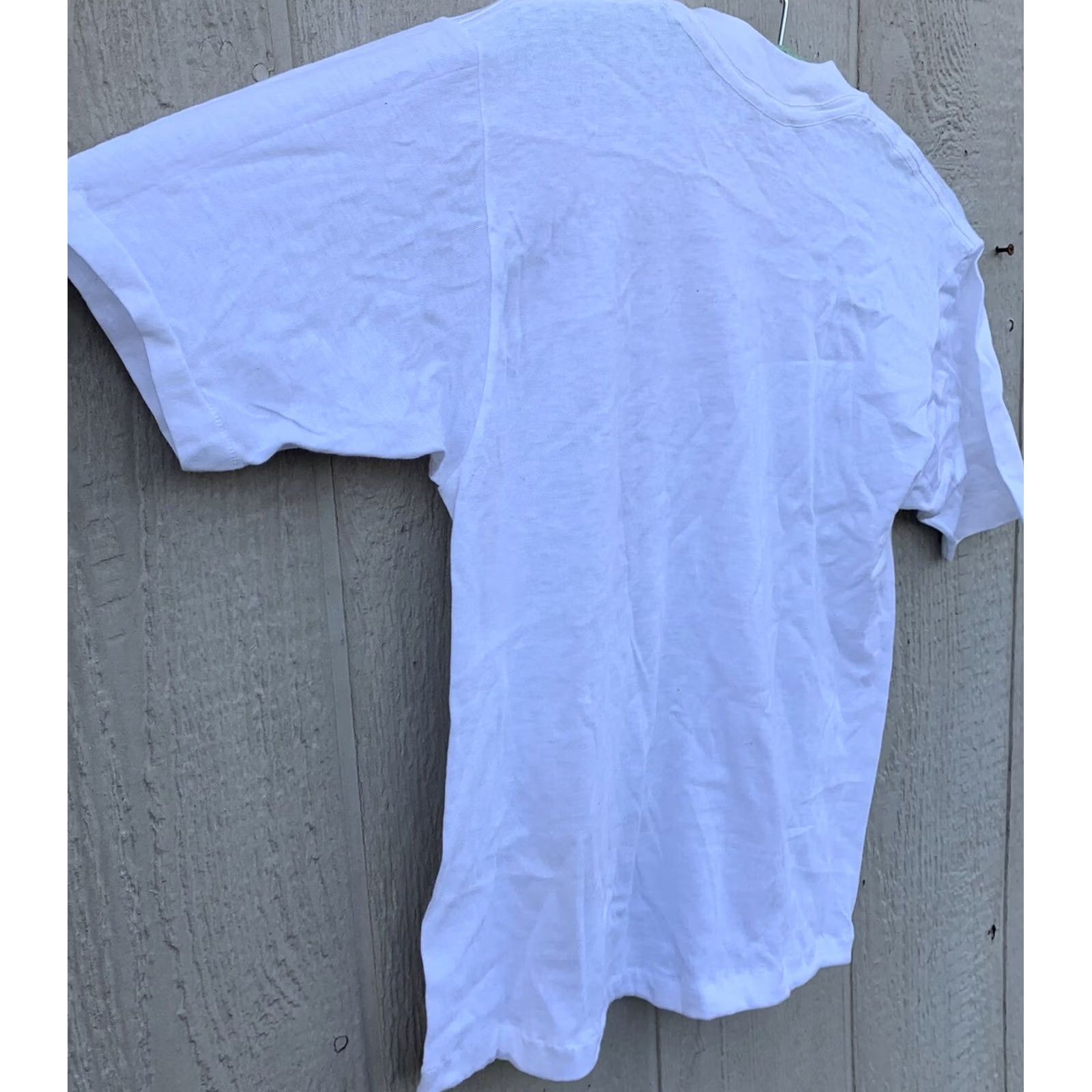 Jockey VINTAGE Jockey Shirt Mens T-Shirt White Crew Neck Short Sleeve Size M 38 40 Life BO SUN Single Stitch Size US M / EU 48-50 / 2 - 7 Thumbnail