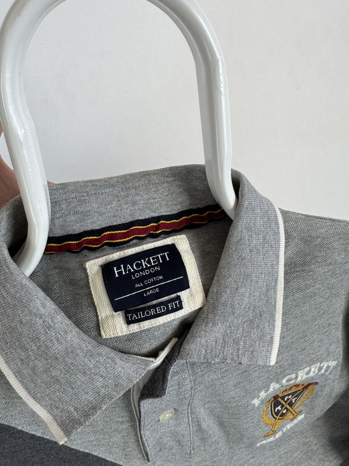 Hackett Hackett Long Sleeve Shirt Polo Team Shirt Size US L / EU 52-54 / 3 - 3 Thumbnail