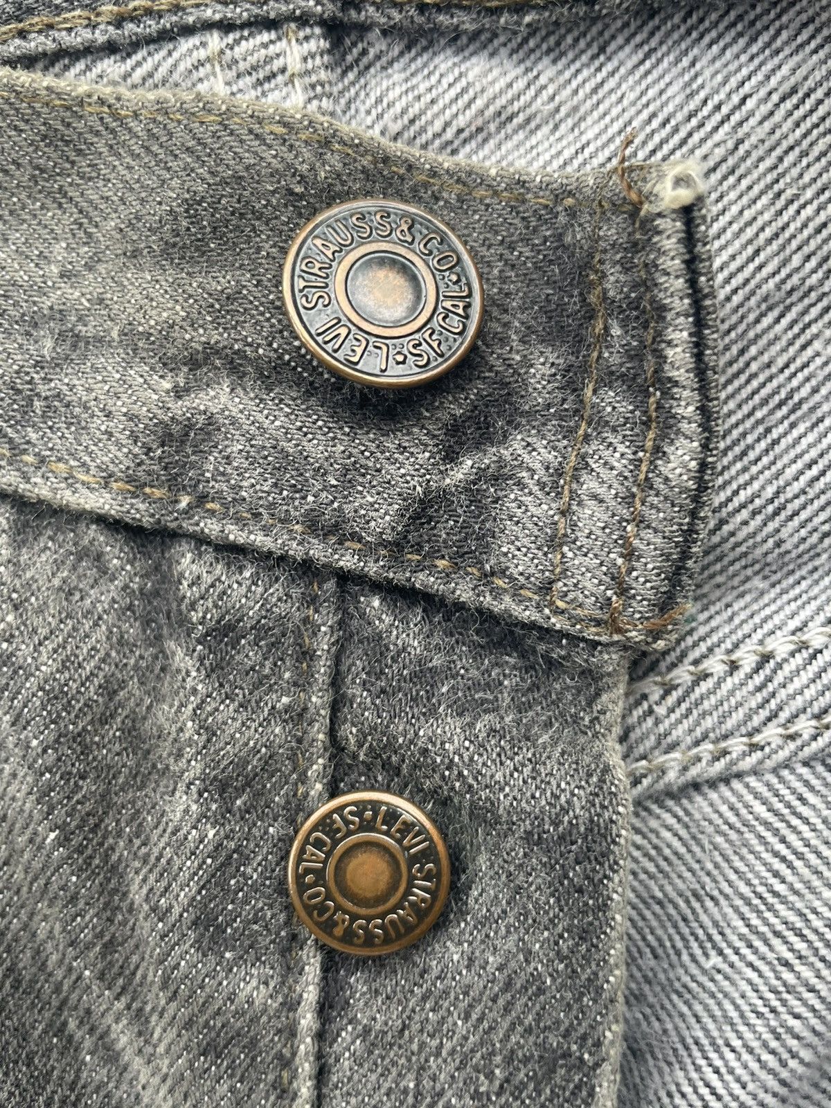 Levi's × Vintage Vintage 1991 Levis 501 e Faded Denim Size US 35 - 22 Thumbnail