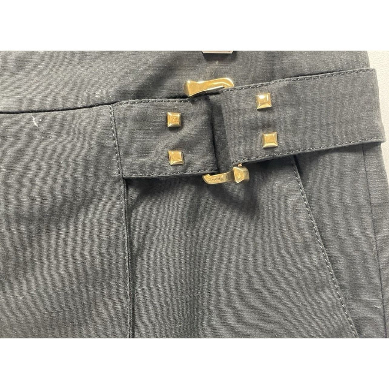Gucci Gucci Black Straight Leg Trouser Pants - Size 40 Size 27" / US 4 / IT 40 - 6 Thumbnail