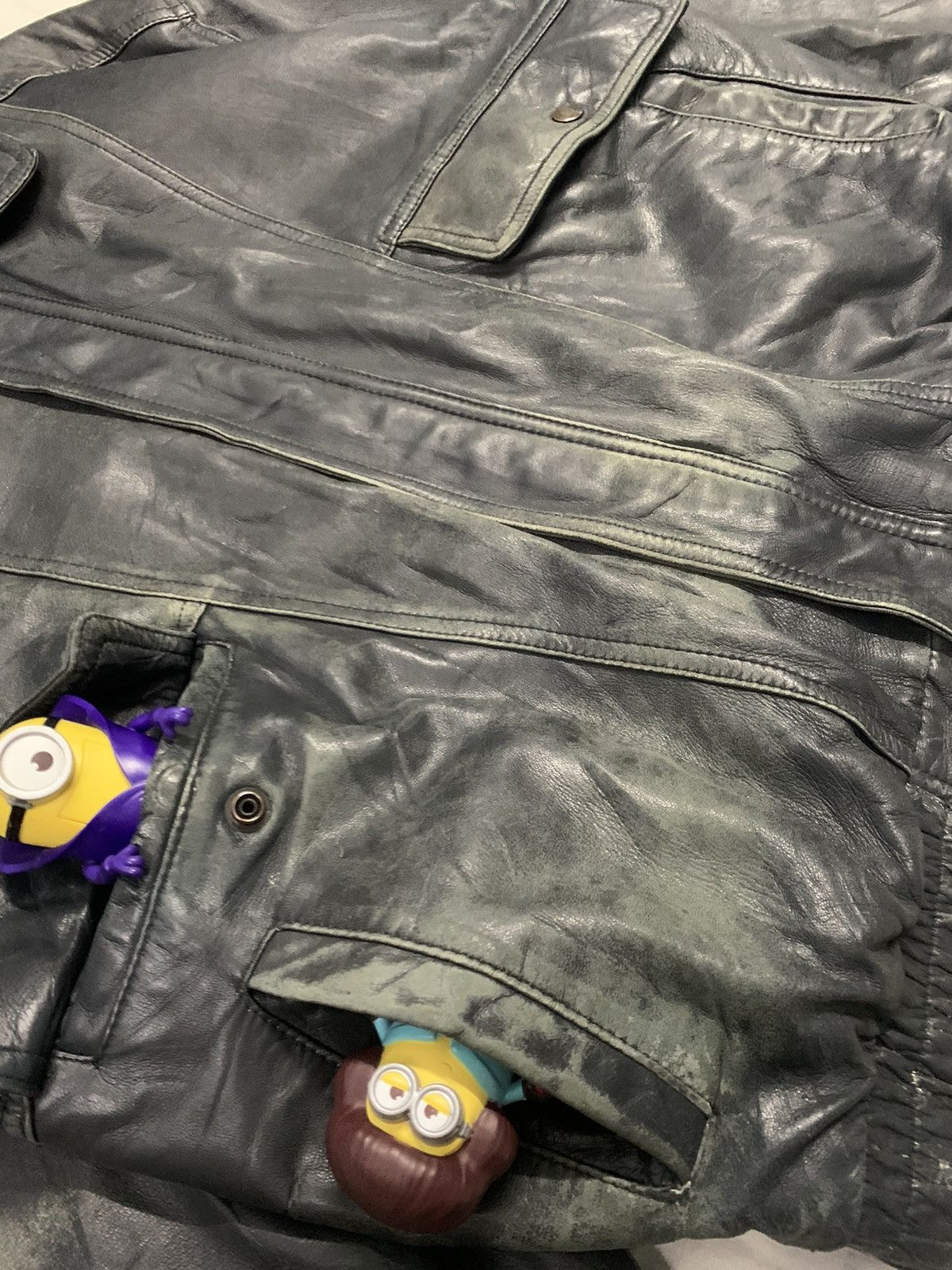 Other Japanese Brand Durante Sheepskin Leather Bomber Jacket Size US L / EU 52-54 / 3 - 9 Thumbnail